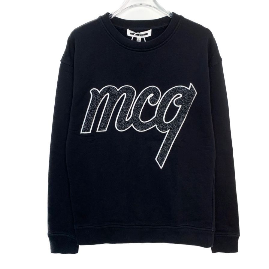 Alexander McQueen × MCQ Alexander McQueen McQ Black Embroidered Logo Sweatshirt Long Size US XS / EU 42 / 0 - 1 Thumbnail