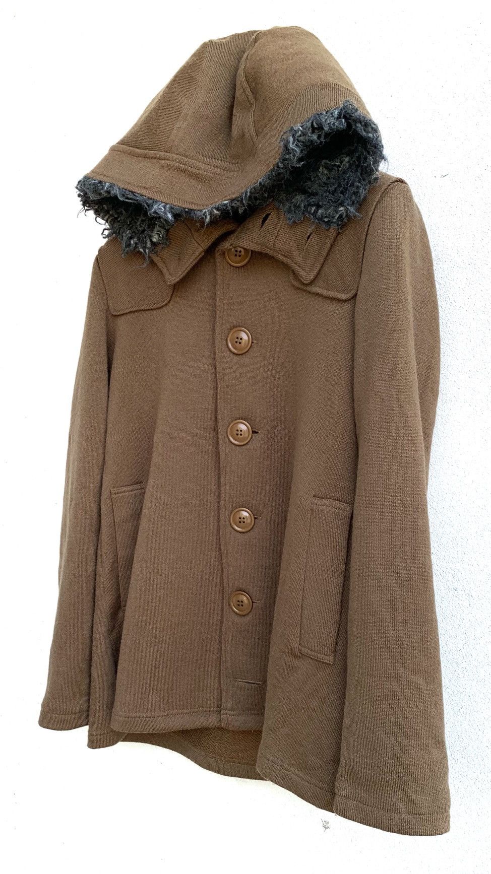 Issey Miyake Vintage Big buttons Sweather Hoodie. Size M / US 6-8 / IT 42-44 - 1 Thumbnail