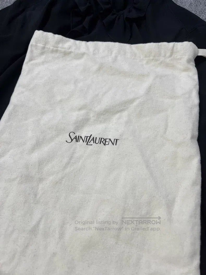 Saint Laurent Paris Saint Laurent Paris size 37 Black silk shirt with satin ri Size US S / EU 44-46 / 1 - 5 Thumbnail