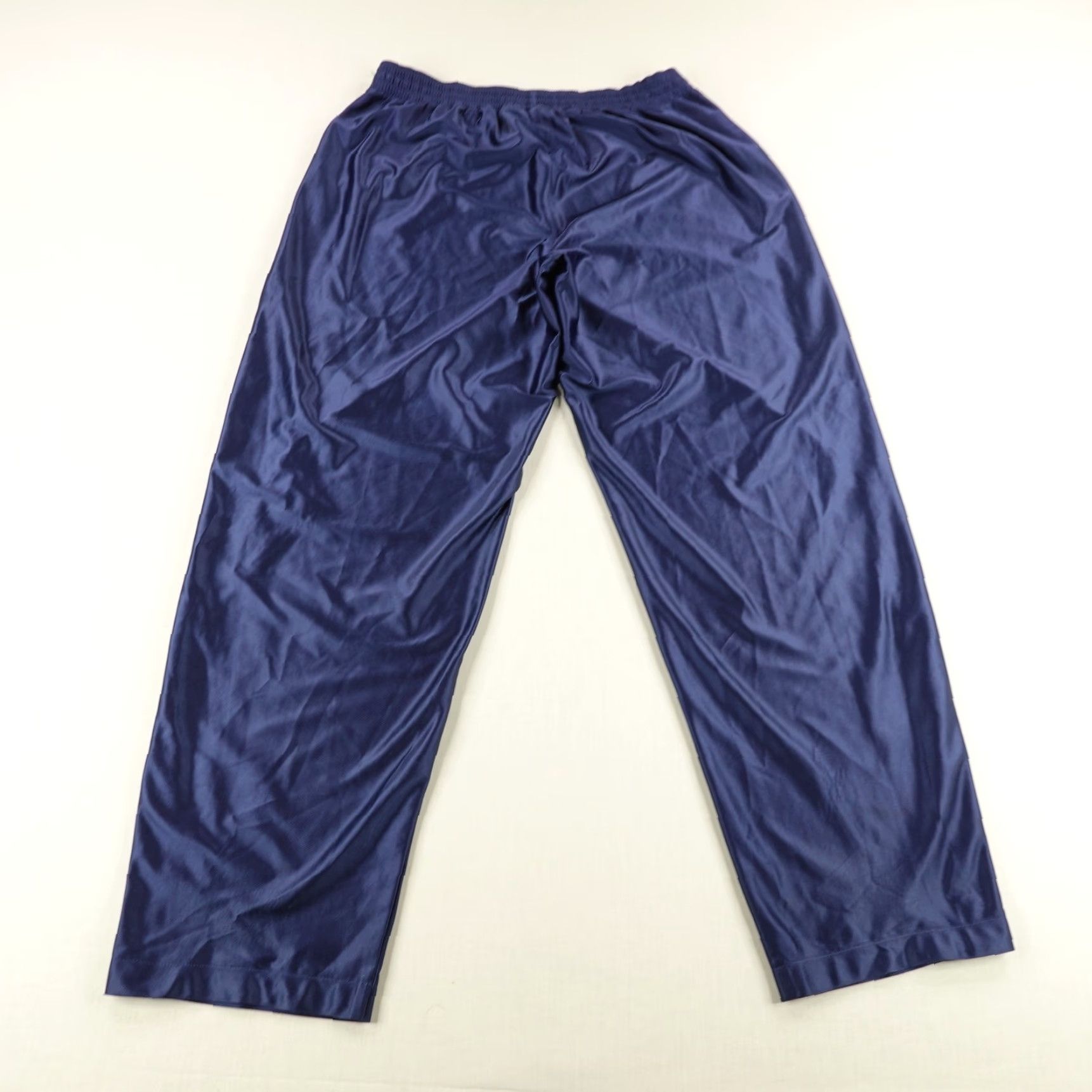Nike VINTAGE Nike Pants Mens XL Blue Tear Away Track Shiny Dazzle Peel Off Warmup 90s Size US 36 / EU 52 - 5 Thumbnail