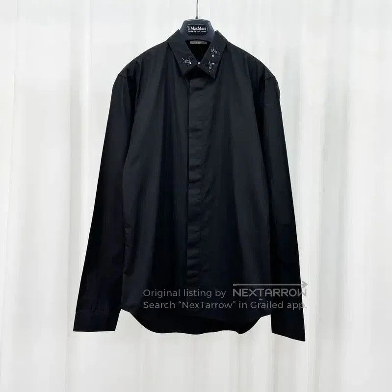 Dior Dior Black Cotton Long Sleeve Shirt for Men . Size US S / EU 44-46 / 1 - 1 Thumbnail