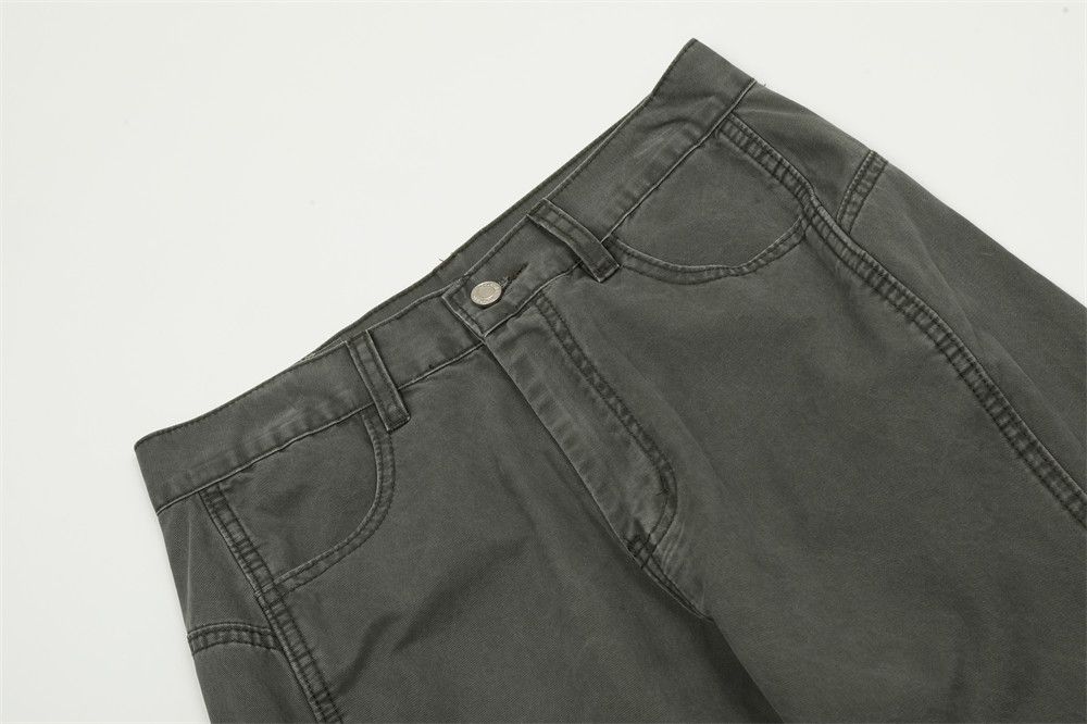 Japanese Brand × Jean Heavy washed distressed loose vintage cargo jeans Size US 32 / EU 48 - 4 Thumbnail