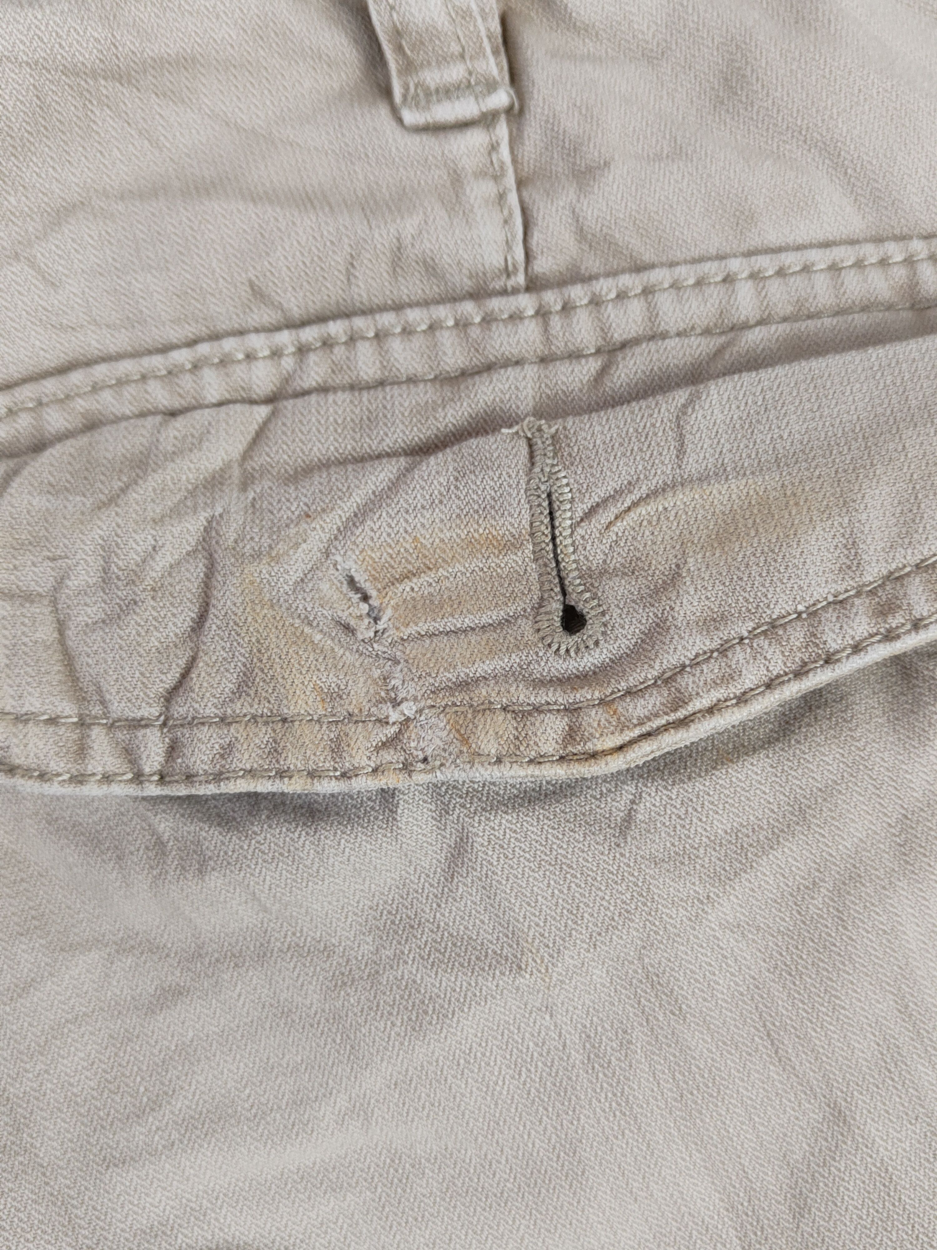 Japanese Brand Uniqlo Beige Multipocket Tactical Cargo Pants #S1341 Size US 31 - 10 Thumbnail