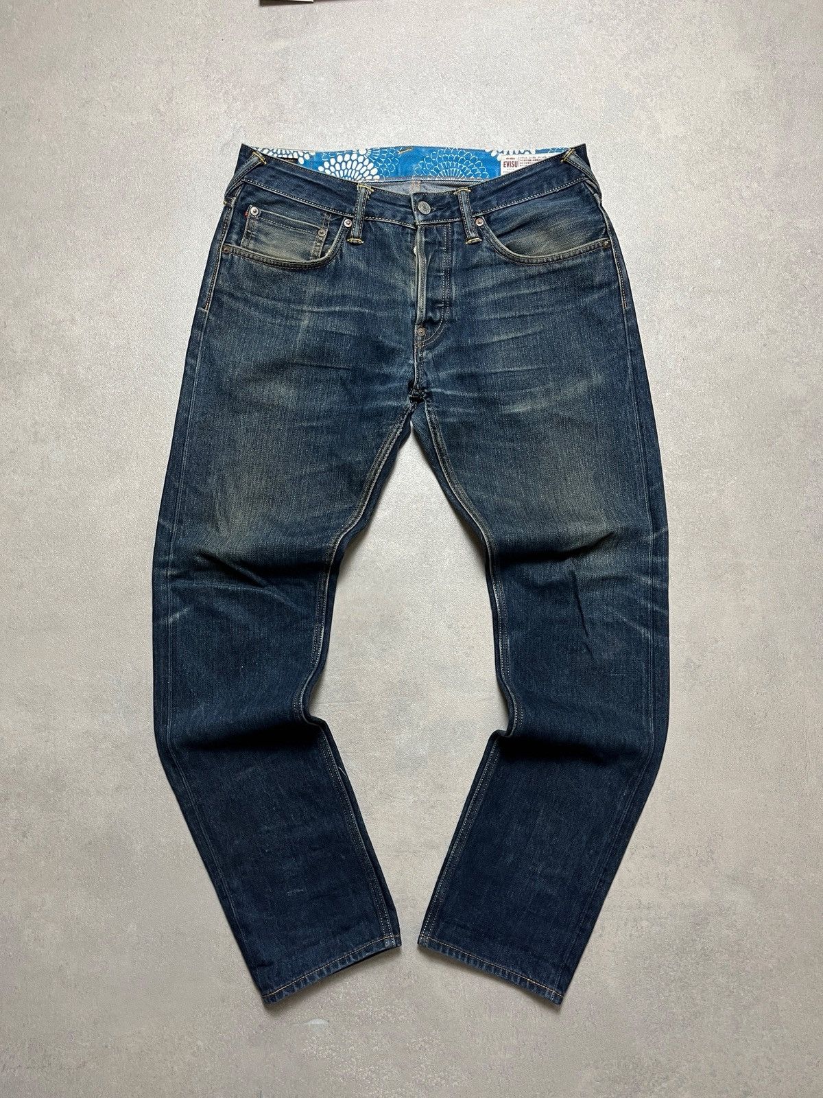 Evisu Evisu Embroidered Seagull Selvedge Denim Jeans Size US 32 / EU 48 - 6 Thumbnail