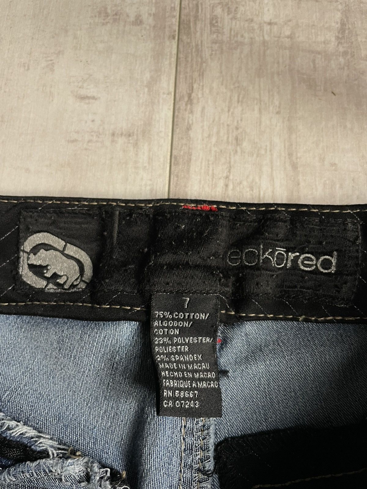 Ecko Unltd. Vintage 00’s Ecko Unltd Flare Y2K Denim Jeans Distressed Size 28" / US 6 / IT 42 - 9 Thumbnail