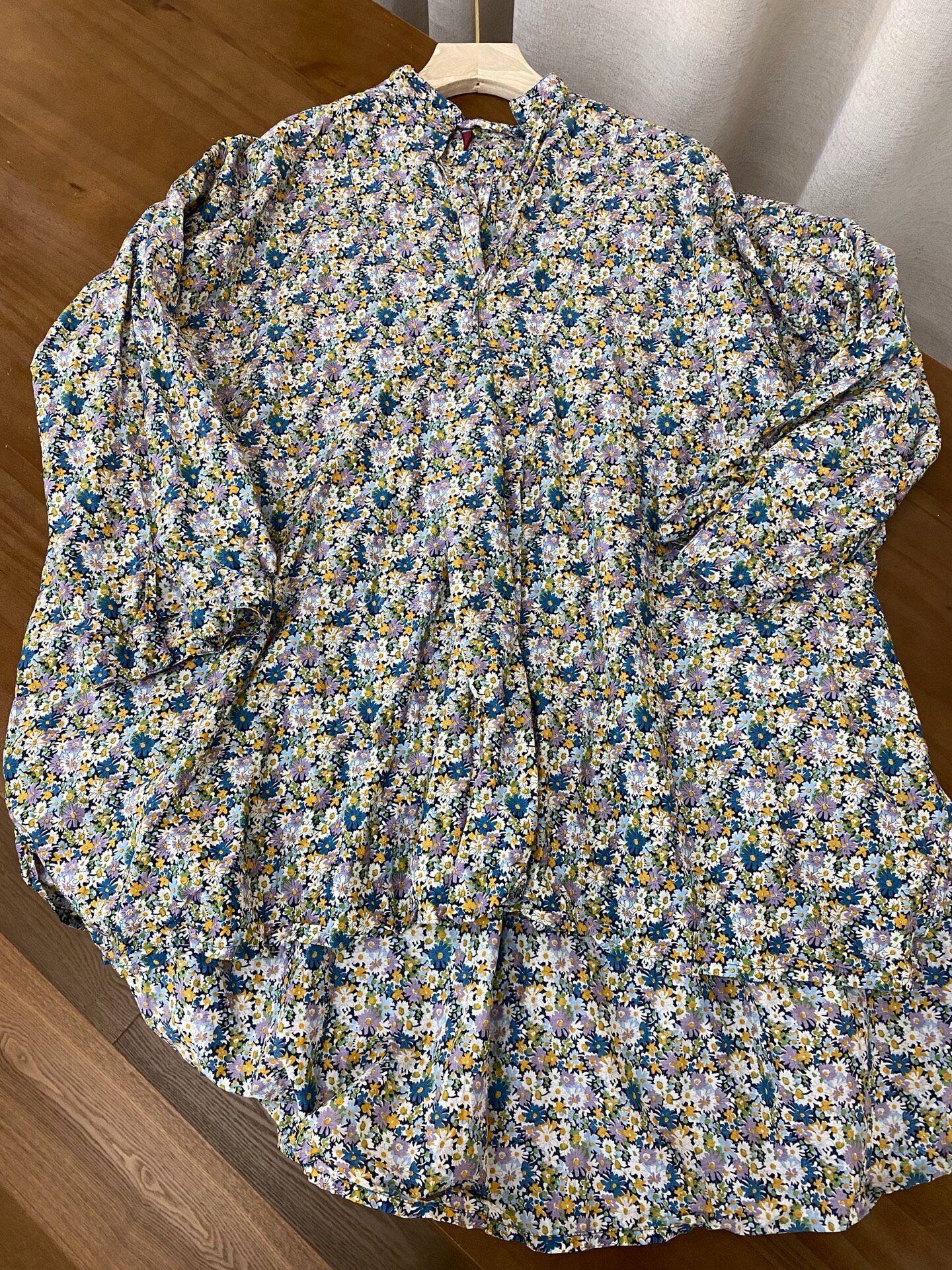 Daniela Gregis Daniela Gregis Vintage Cotton Floral Shirt Dress Size M / US 6-8 / IT 42-44 - 1 Thumbnail
