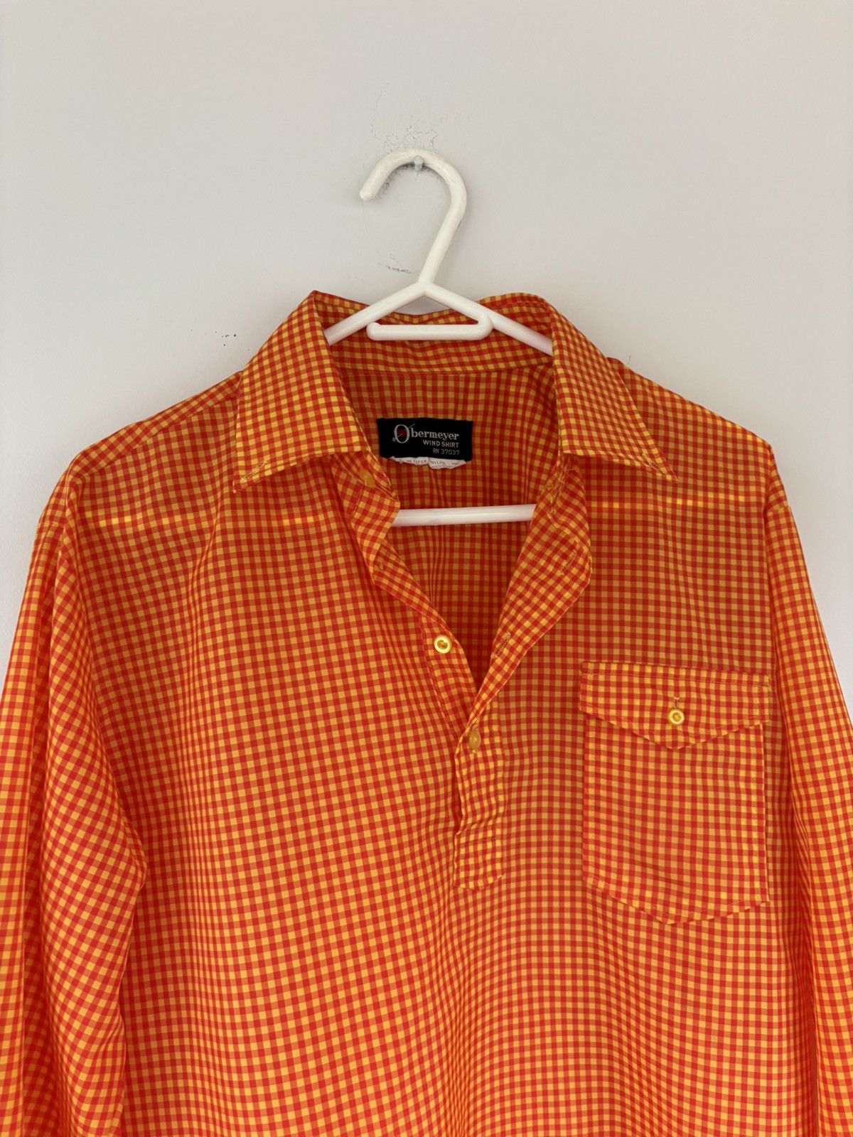 Japanese Brand × Obermeyer × Vintage 1970s Obermeyer Wind Shirt Vintage Anorak Nylon Japan Gorp Size US S / EU 44-46 / 1 - 3 Thumbnail