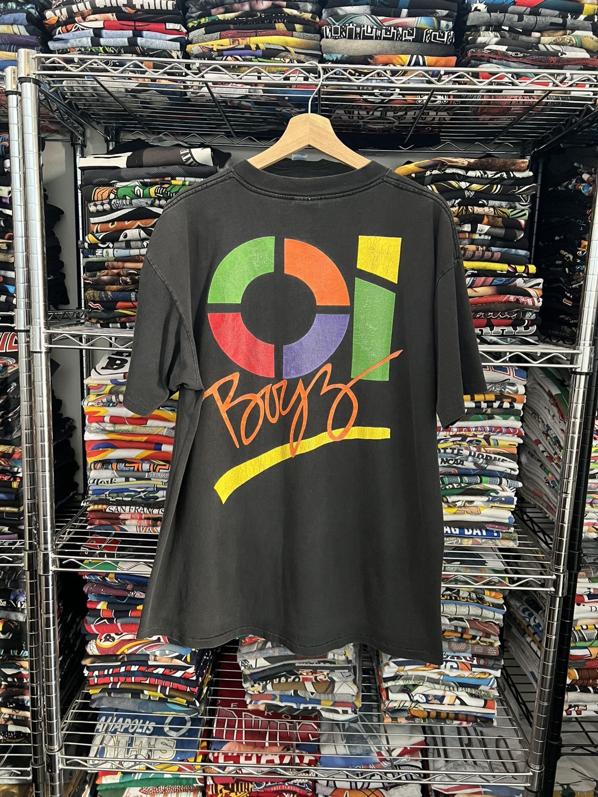 Band Tees 90s Newsboys Oi Boyz Single Stitch Faded Jesus Tee Size US XL / EU 56 / 4 - 2 Thumbnail