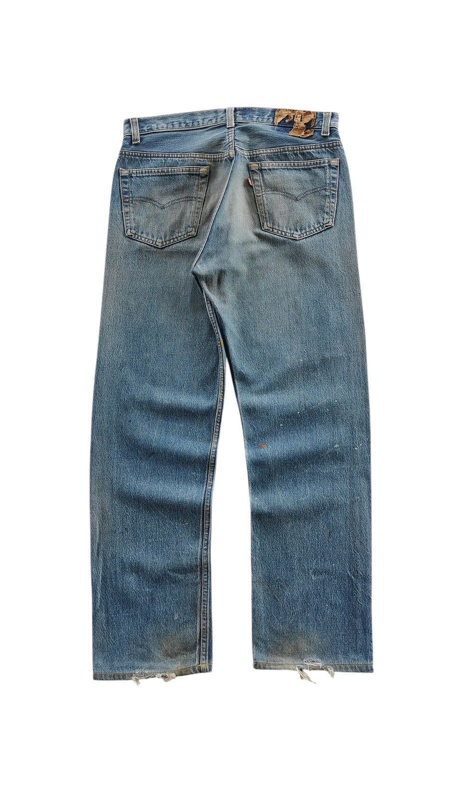 Levi's Vintage Levi's 501 Denim Jeans Paint Splattered Size 32x29 Size US 32 / EU 48 - 5 Thumbnail
