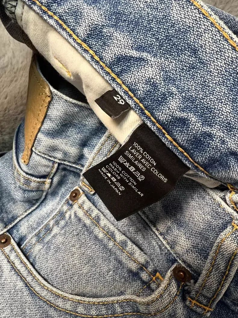 Celine CELINE Washed Blue Straight-Leg Flare Jeans i Size US 29 - 4 Thumbnail