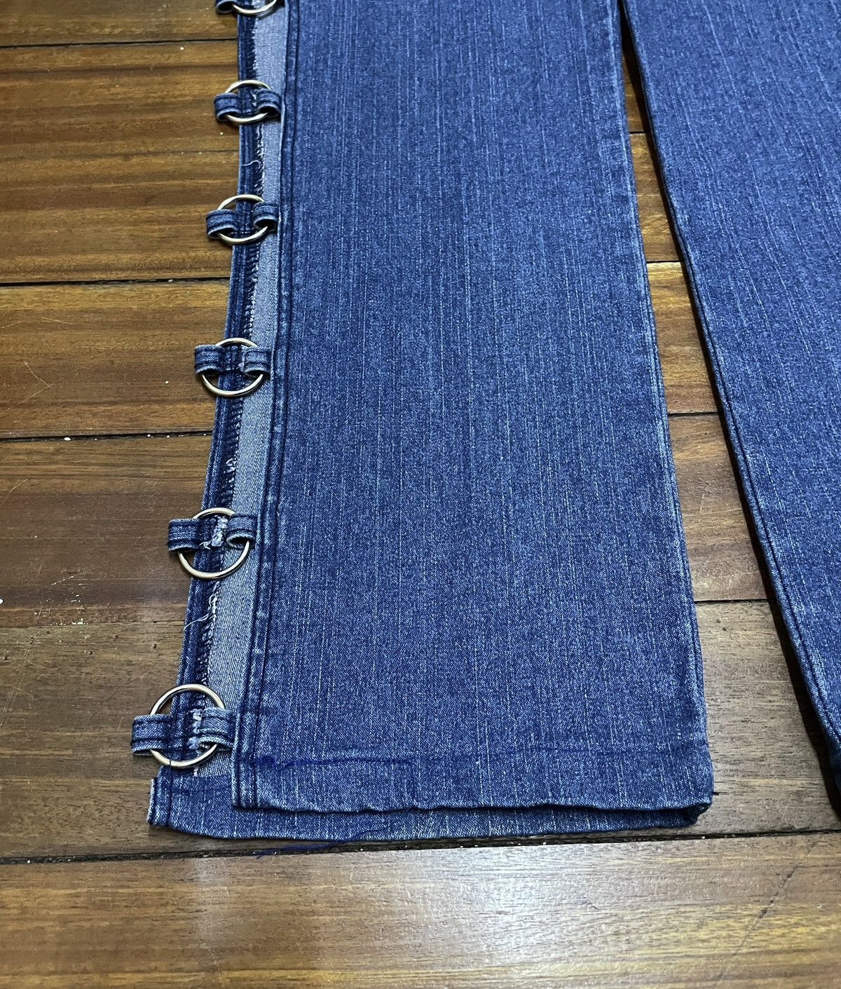 If Six Was Nine × Japanese Brand × Vintage Rare Design Vintage Brand John Barer Hollow Ring Jeans 2000s Size US 32 / EU 48 - 5 Thumbnail
