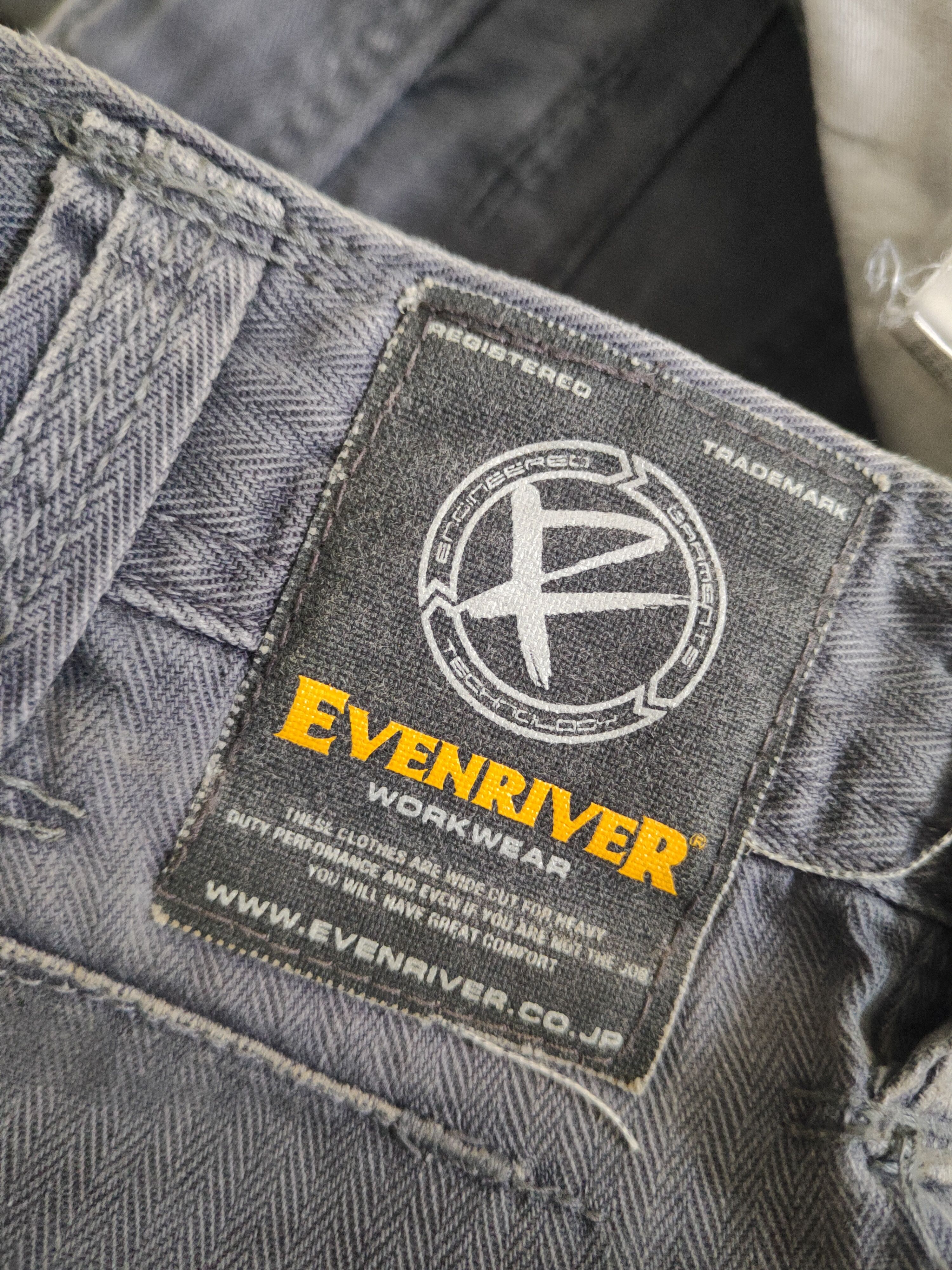 Japanese Brand DL Evenriver Dark Gray Multipocket Cargo Pants #46-291T Size US 31 - 13 Thumbnail