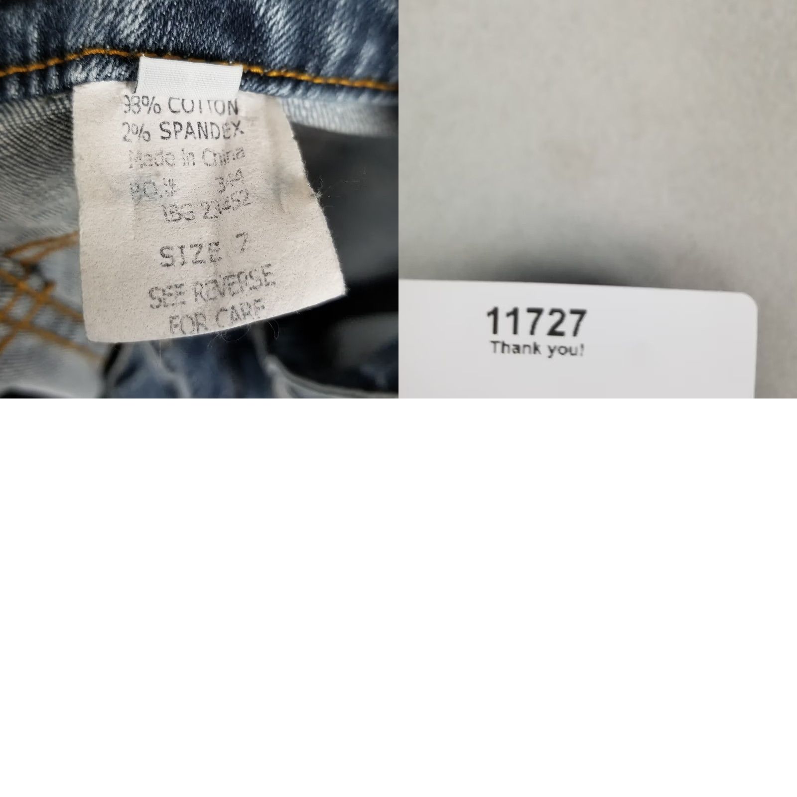 Vintage Paris Blues Jeans Womens 7 Bootcut Jeans Blue Cotton Blend Spandex Denim Flare Low Rise 7 Soulmate Size 28" / US 6 / IT 42 - 8 Thumbnail