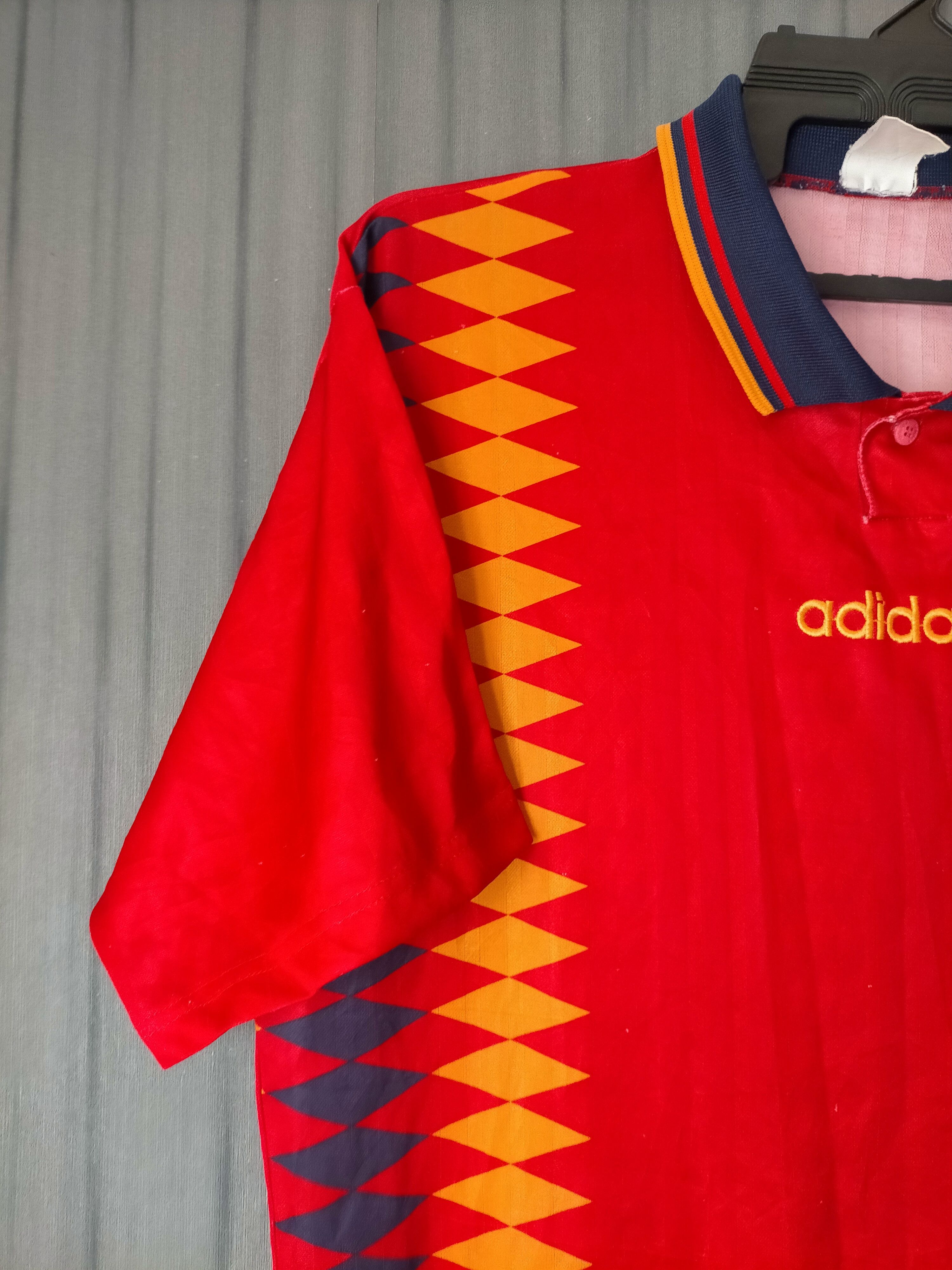 Adidas Vintage 1994 adidas Spain World cup Jerseys Size US L / EU 52-54 / 3 - 4 Thumbnail
