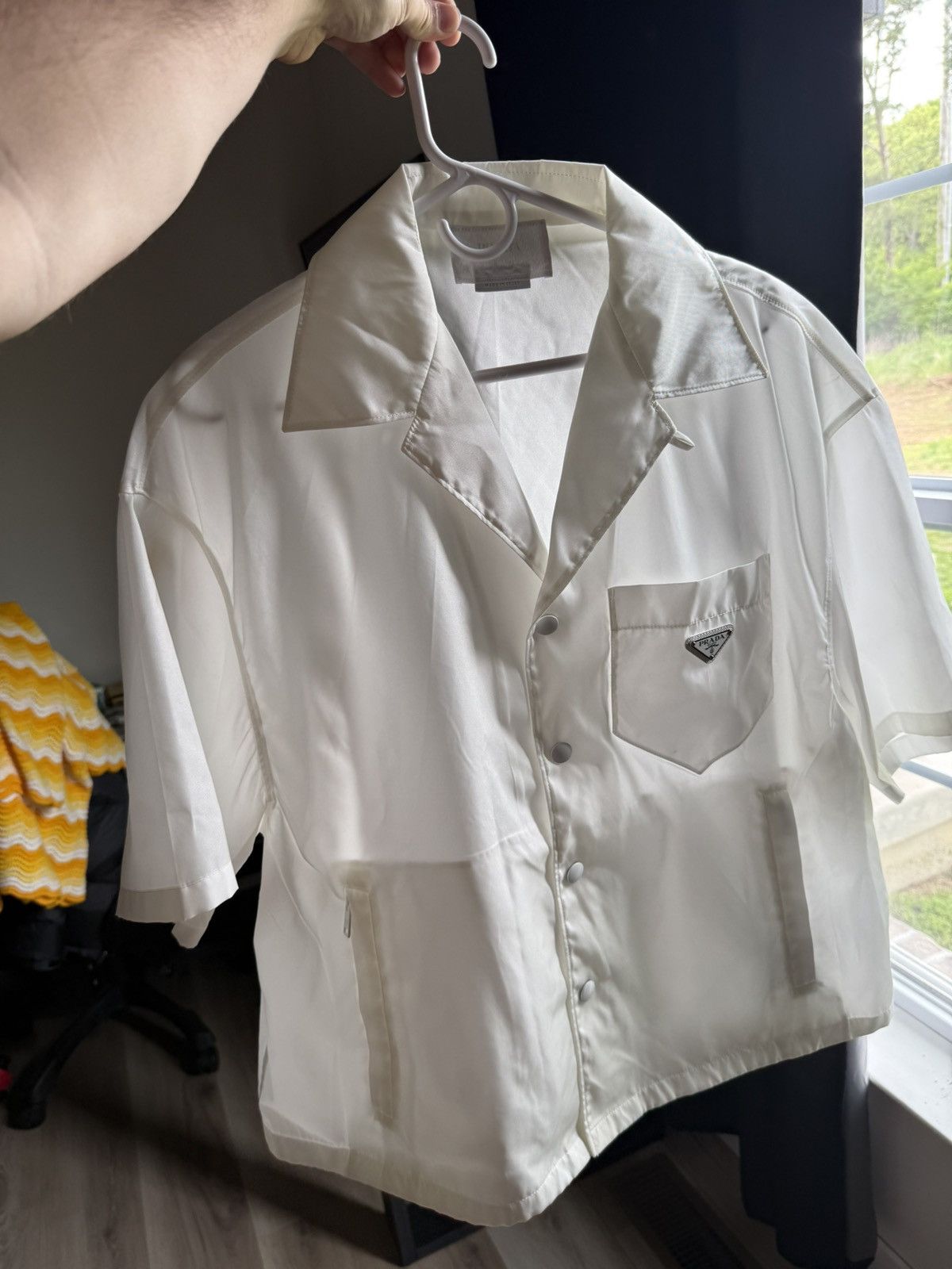 Prada PRADA Nylon Large Oversized Button up Size US L / EU 52-54 / 3 - 1 Thumbnail