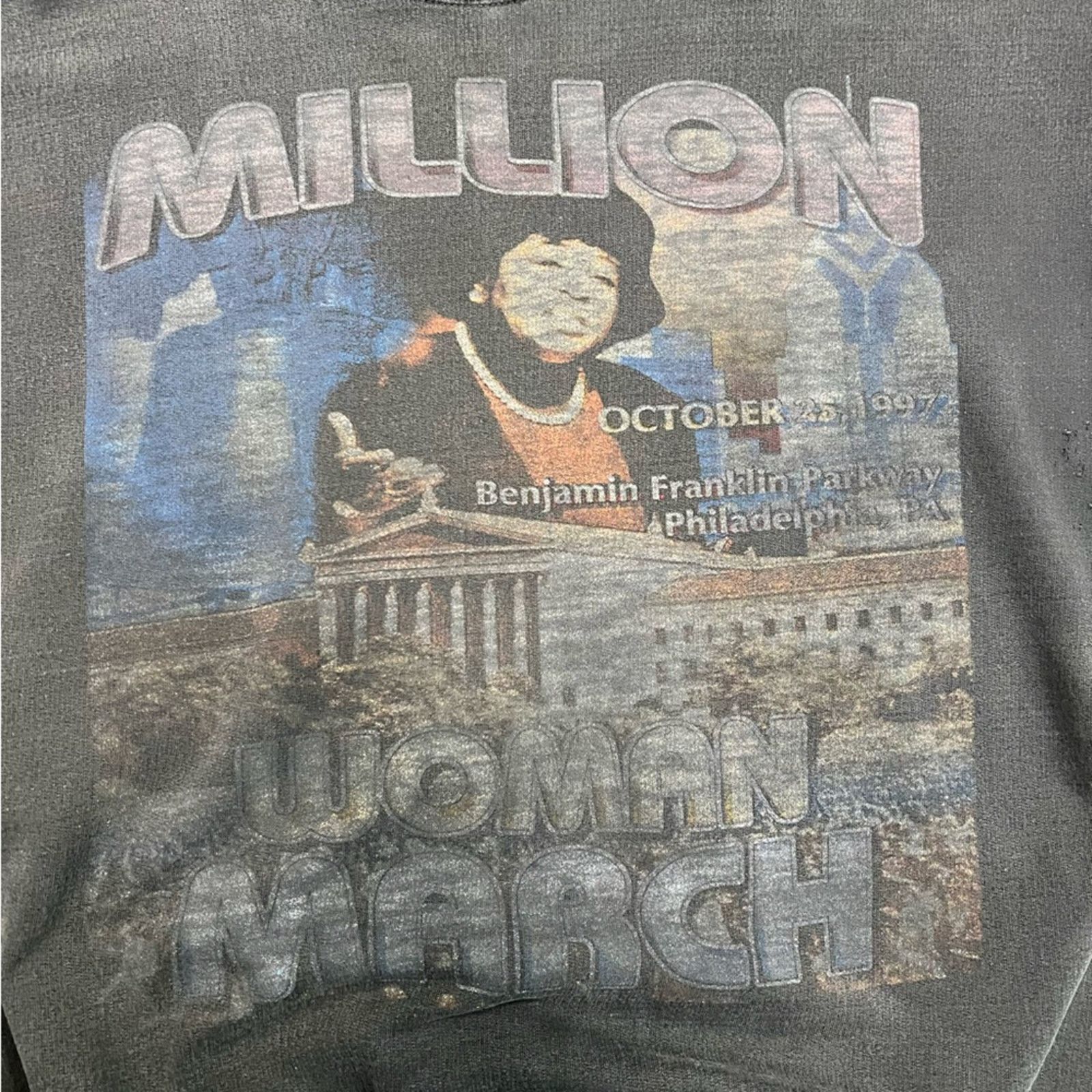 Vintage 1997 Vintage Sad collection Distressed Millions women March Size US XL / EU 56 / 4 - 8 Thumbnail