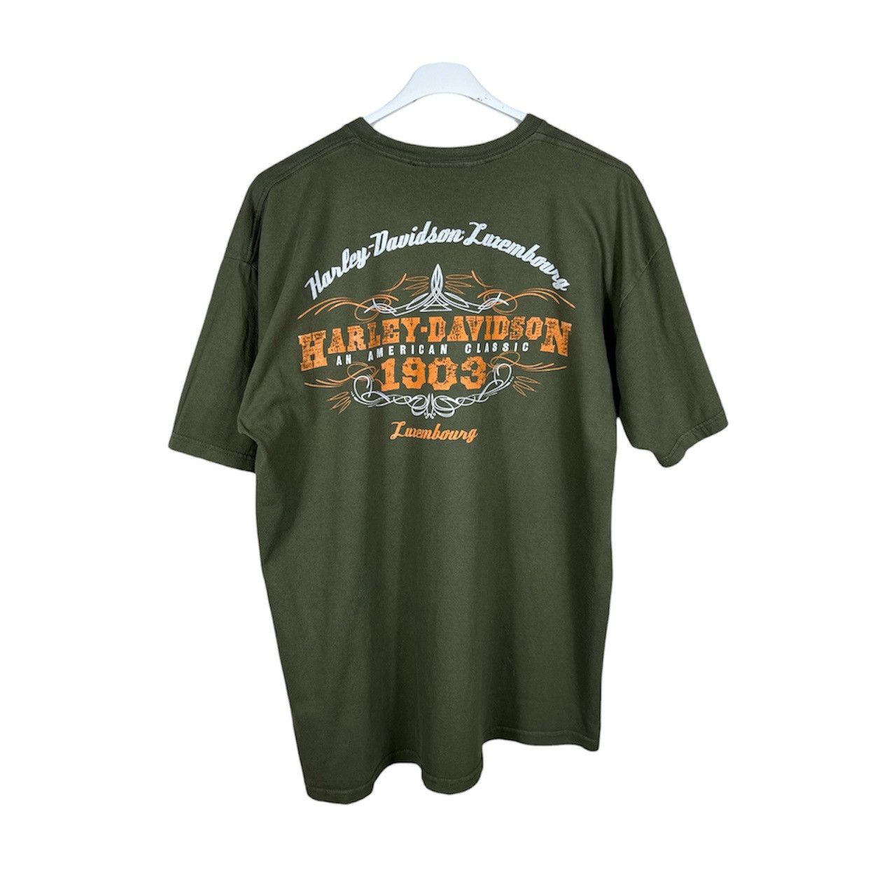Harley Davidson Vintage Harley-Davidson 2009 skull logo bravado t-shirt tee Size US L / EU 52-54 / 3 - 2 Thumbnail