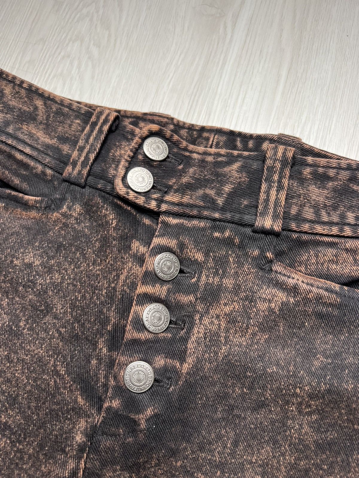 If Six Was Nine Tornado Mart Mudmax Flared Denim Vkei Lgb Kmrii style Size US 29 - 5 Thumbnail