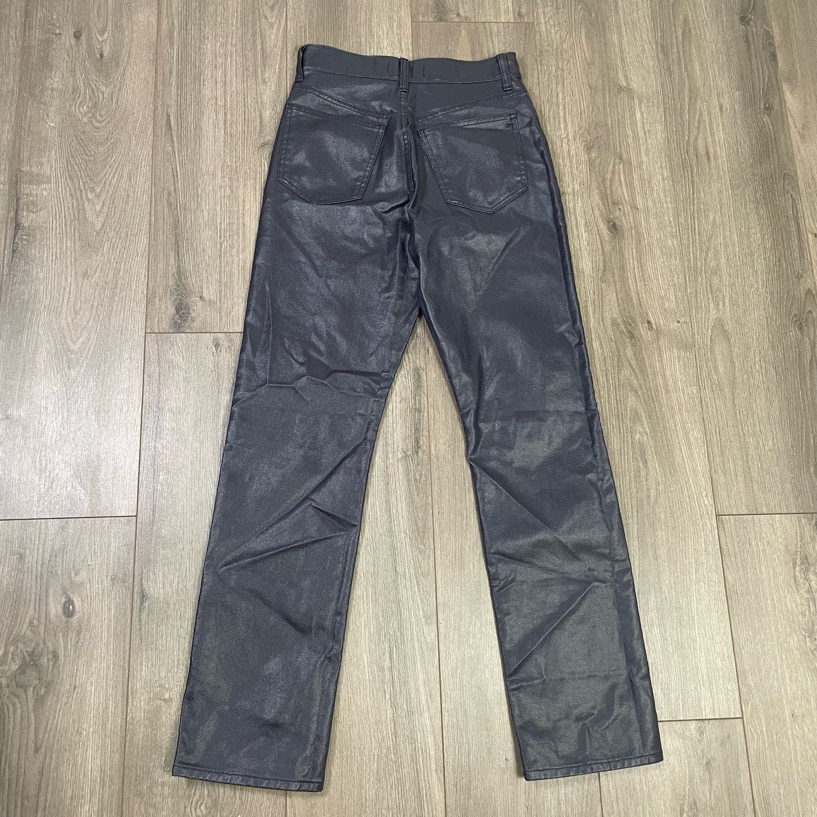 Madewell Madewell Coated 90s Midnight Blue Foil Jeans US Women's 25 Size 25" / US 0 / IT 36 - 2 Thumbnail