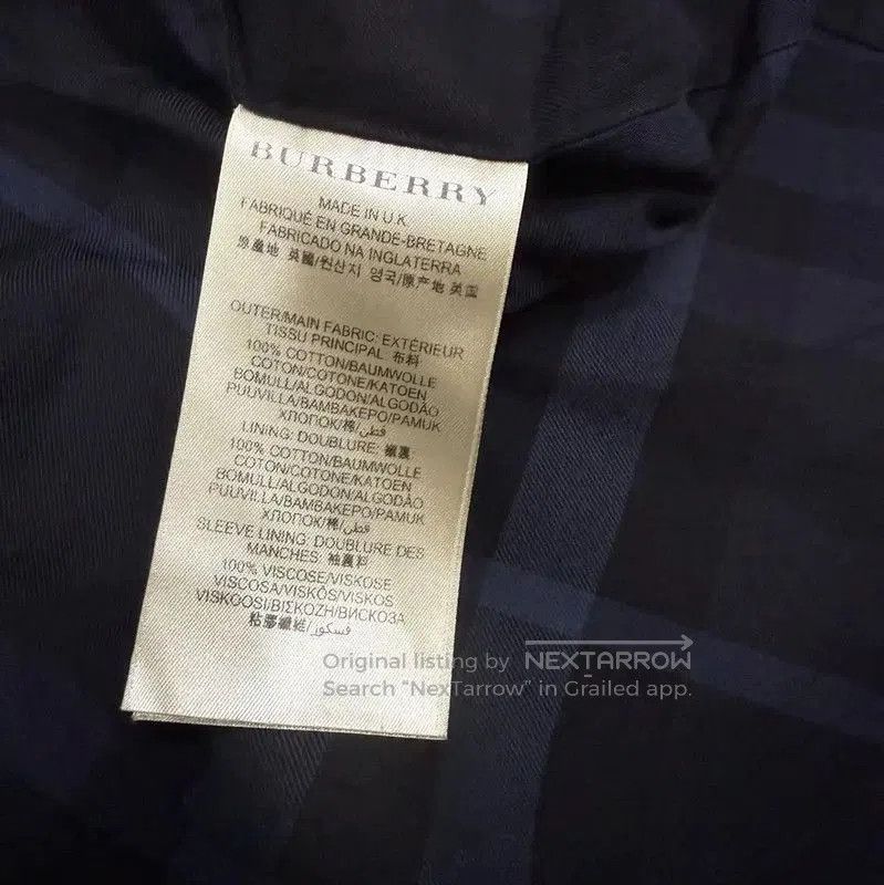 Burberry Burberry Men's Black Polyester Jacket. Size US L / EU 52-54 / 3 - 4 Thumbnail