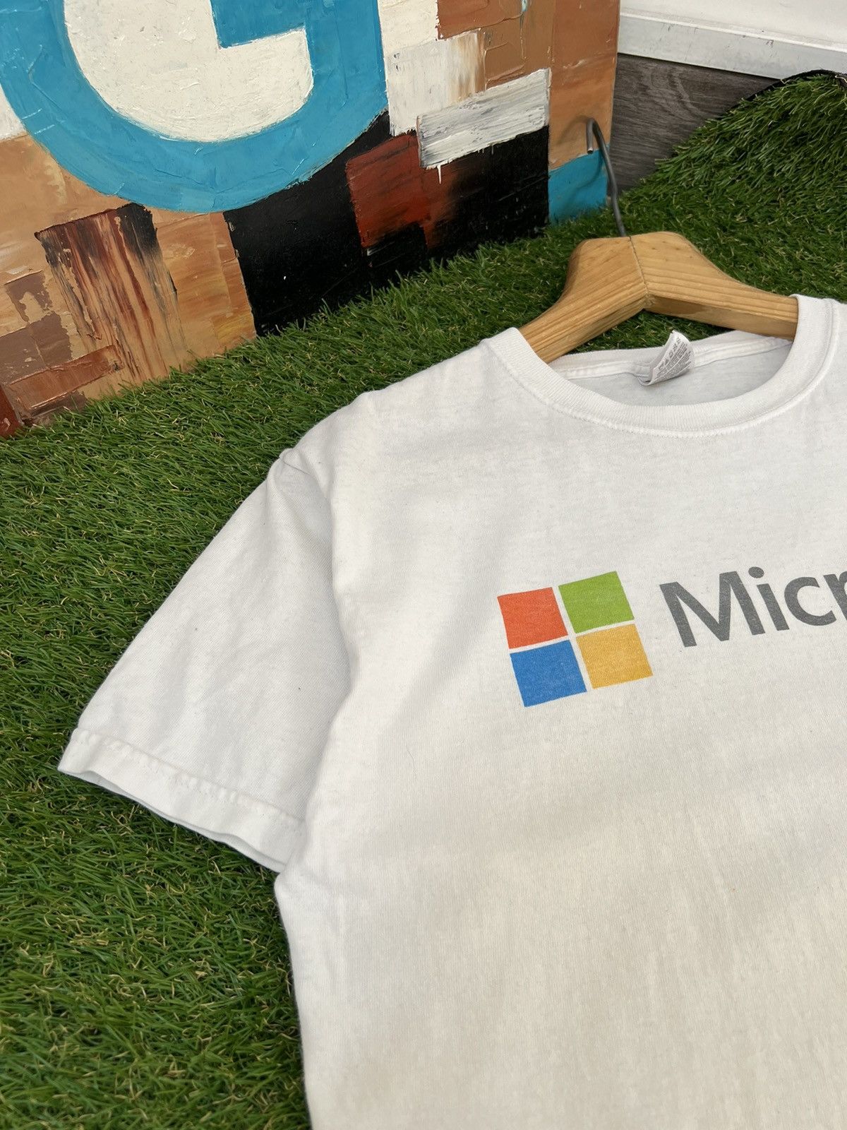 Microsoft Vintage Y2K Microsoft T Shirt Size US M / EU 48-50 / 2 - 2 Thumbnail