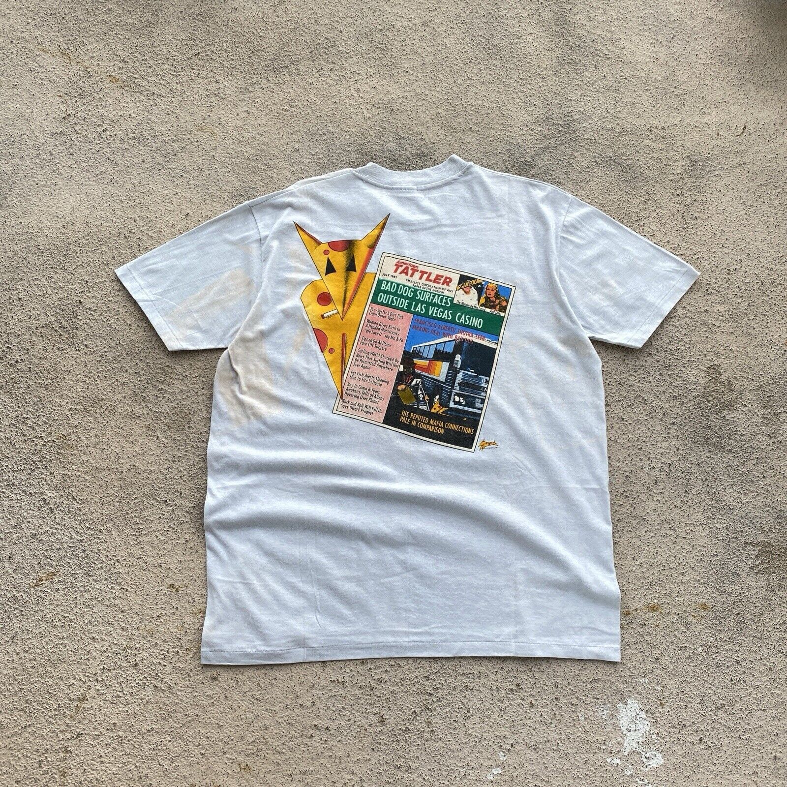 Vintage Vintage 1983 Salty Dog t shirt Daytona Beach Surf Shop MAMBO Size US XL / EU 56 / 4 - 1 Thumbnail