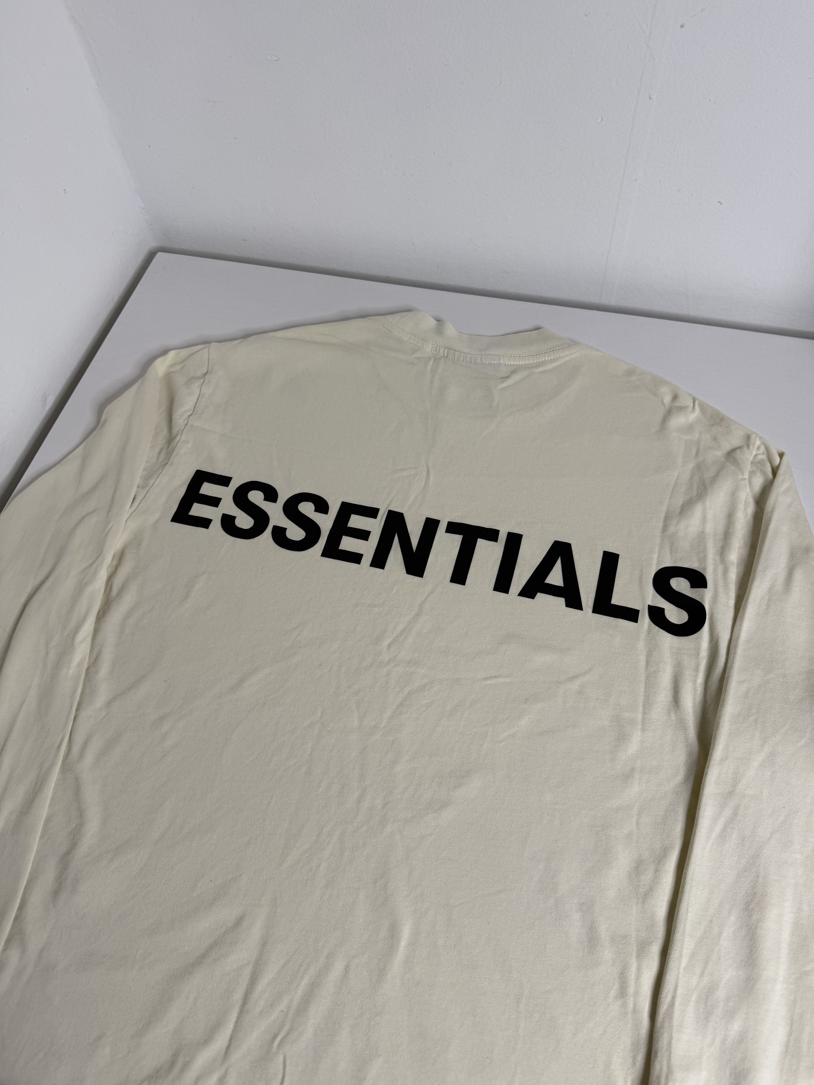 Essentials × Fear of God Essentials Back Logo L/S Tee "Cream" Size US XL / EU 56 / 4 - 1 Thumbnail