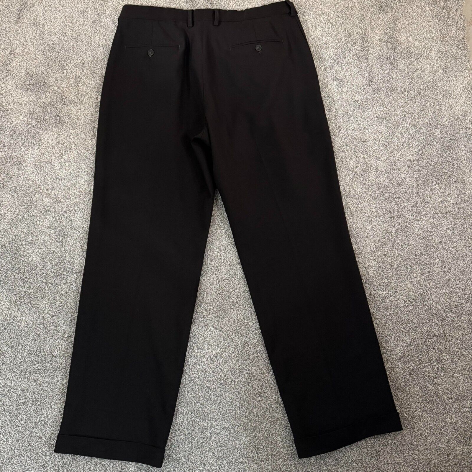 Haggar Haggar Pants Mens 34x30 Classic Fit Office Pleated Business Size US 34 / EU 50 - 4 Thumbnail