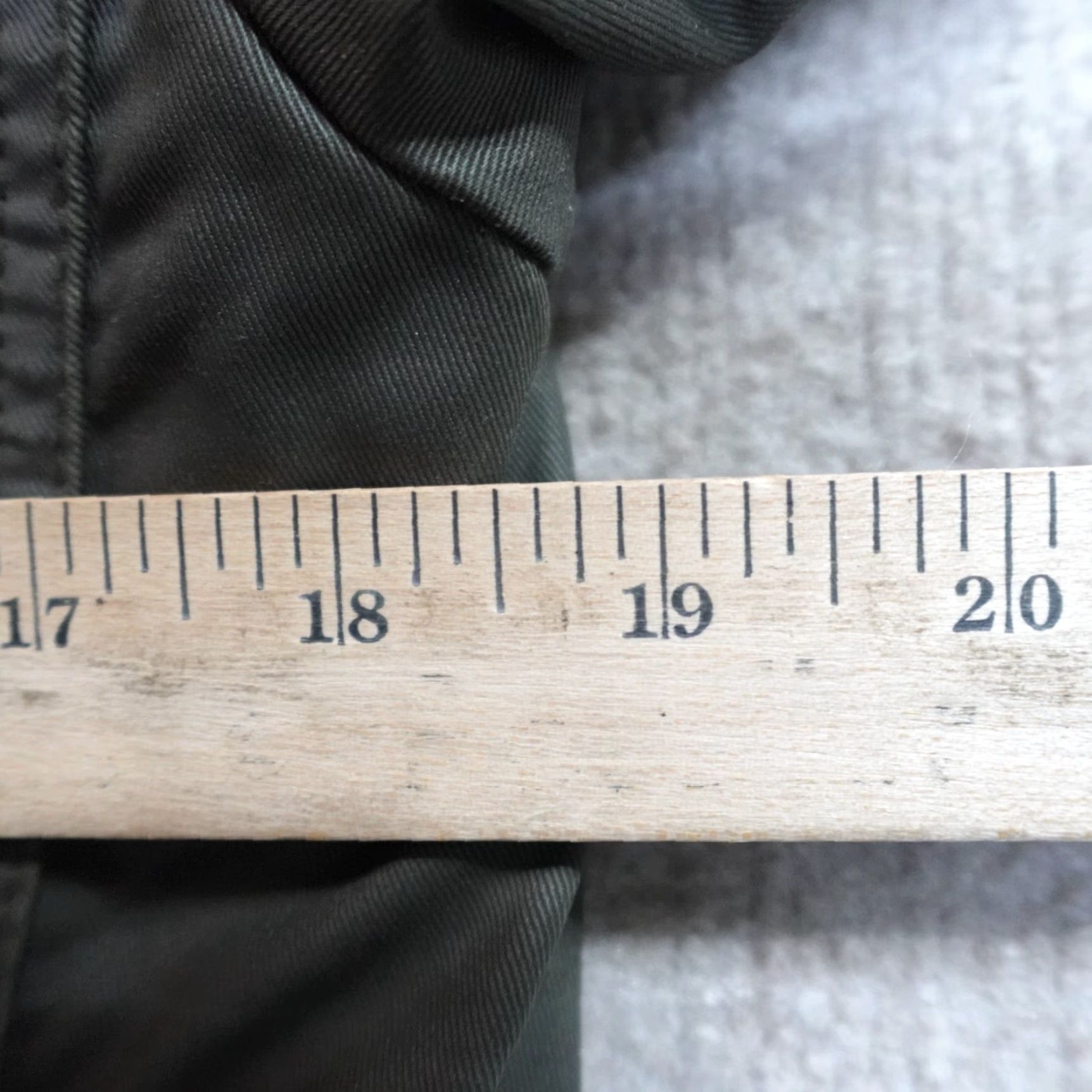 J.Crew J.CREW Women's Field Jacket M Green Storm Canvas Wool Waxed Military Coat Black? Size M / US 6-8 / IT 42-44 - 6 Thumbnail