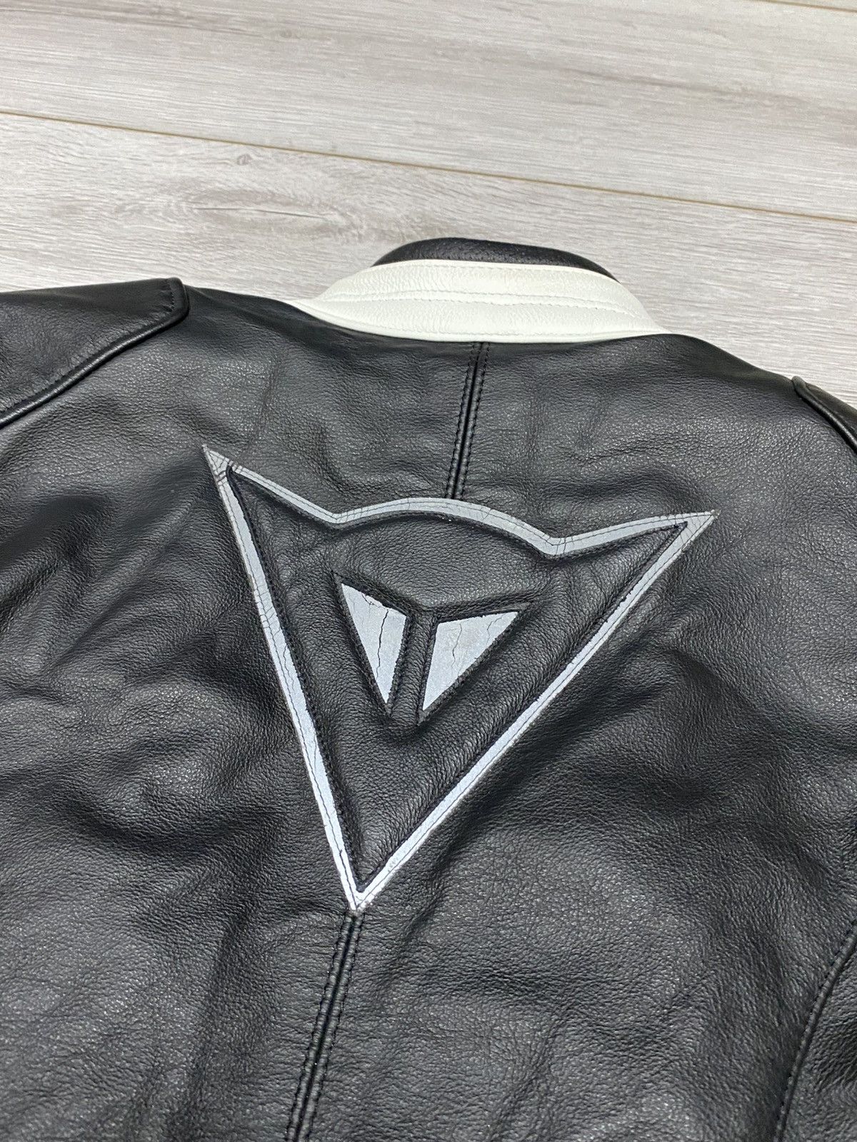 Dainese Dainese Yohji style leather big logo zip protection jacket Size S / US 4 / IT 40 - 6 Thumbnail