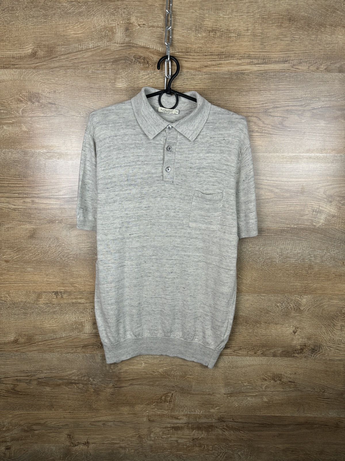 Suitsupply Mens Suitsupply linen cotton T-shirt luxury polos tee Size US M / EU 48-50 / 2 - 1 Thumbnail
