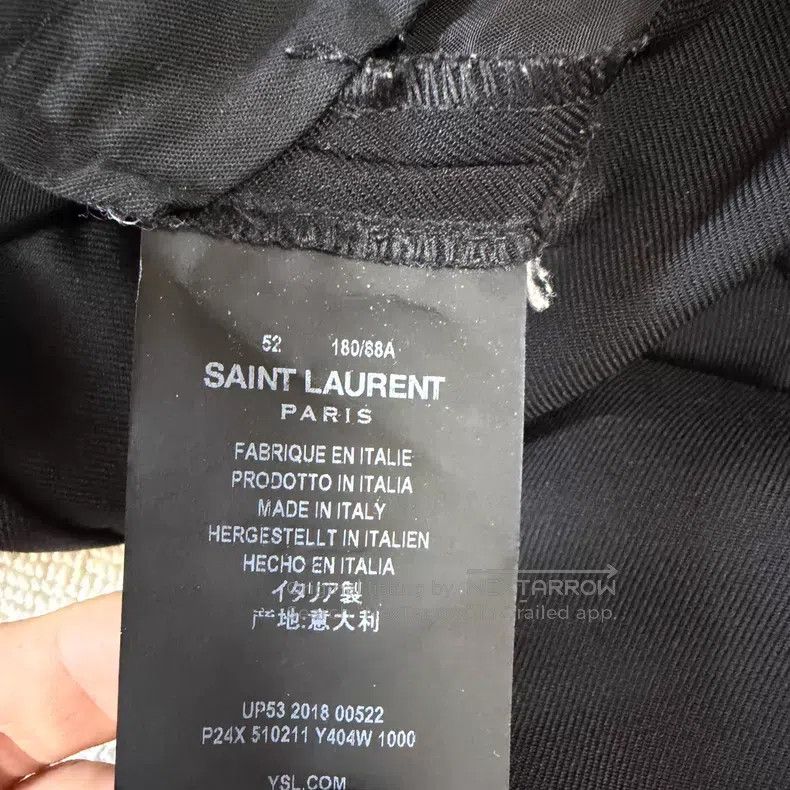 Saint Laurent Paris Saint Laurent Paris Black Pure Wool Trousers i Size US 36 / EU 52 - 3 Thumbnail