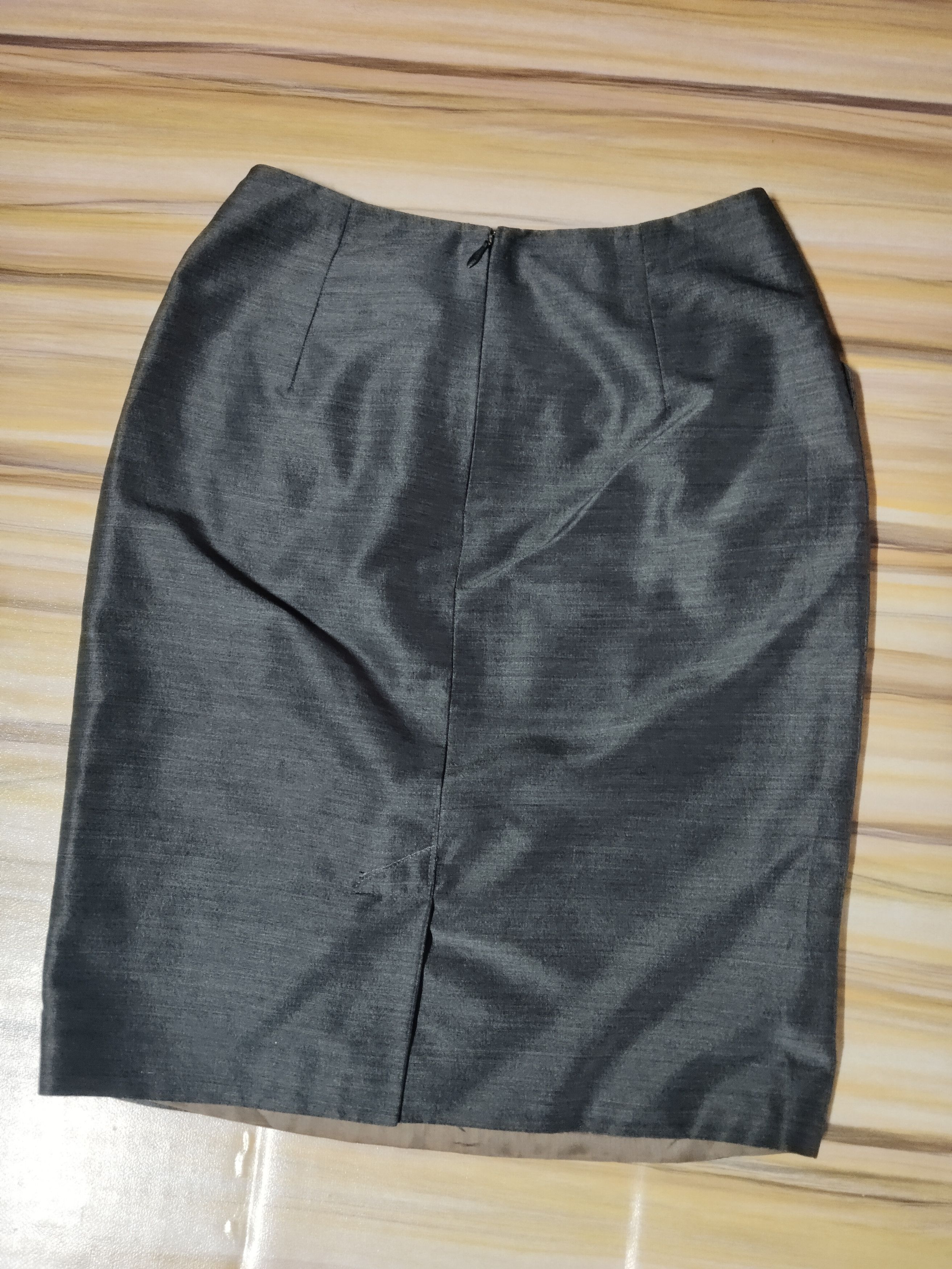 Prada PRADA Charcoal Blue Mini Skirt Size 25" / US 0 / IT 36 - 6 Thumbnail
