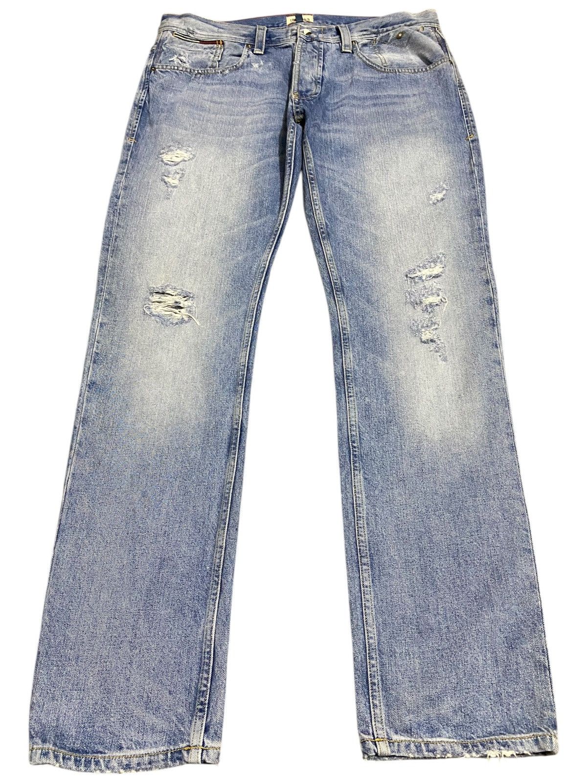 Vintage Tommy Hilfiger Faded Wash Distressed Jeans