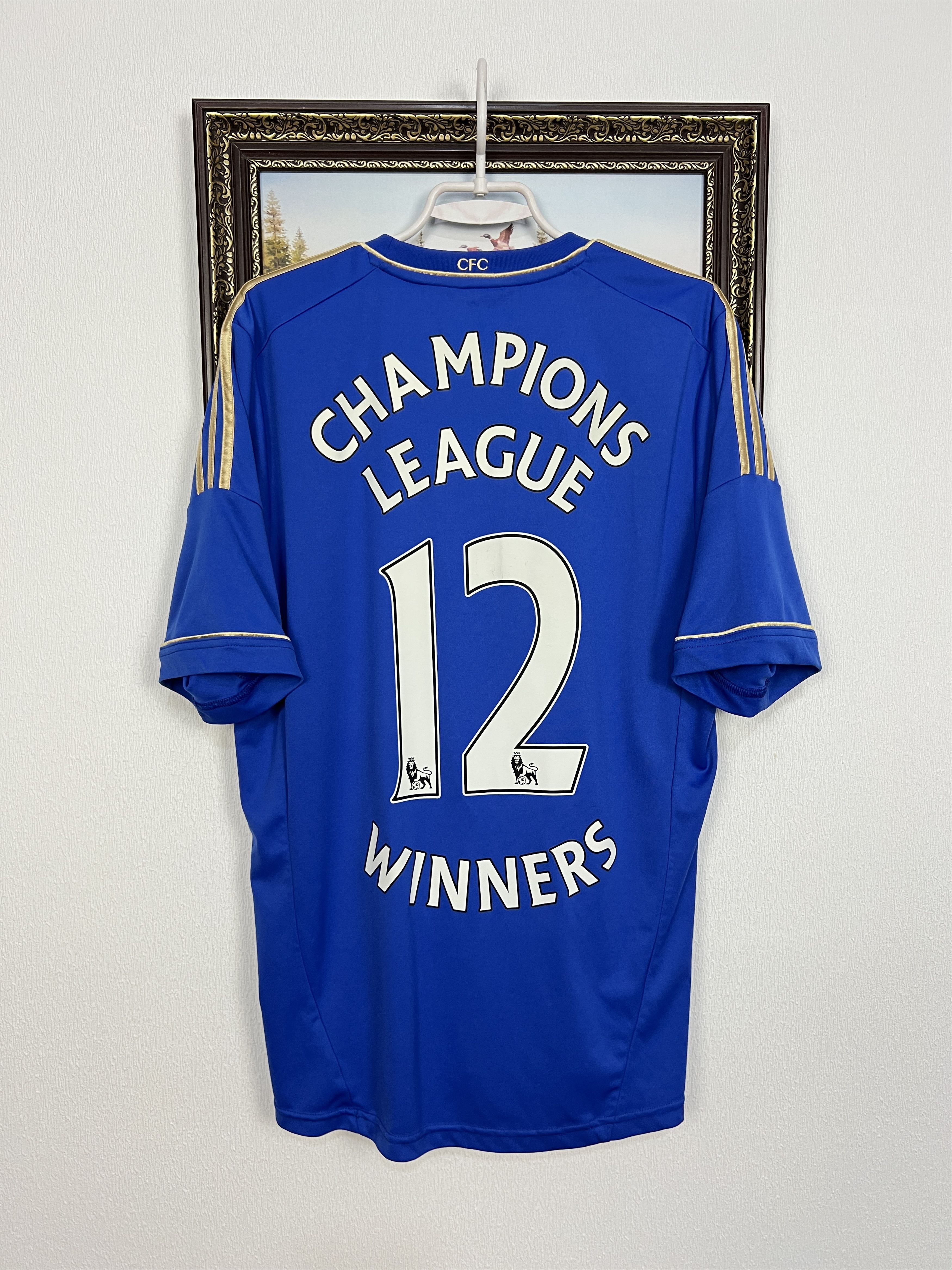 Adidas Chelsea Home football shirt 2012 #12 Champions Jersey Trikot Size US L / EU 52-54 / 3 - 8 Thumbnail