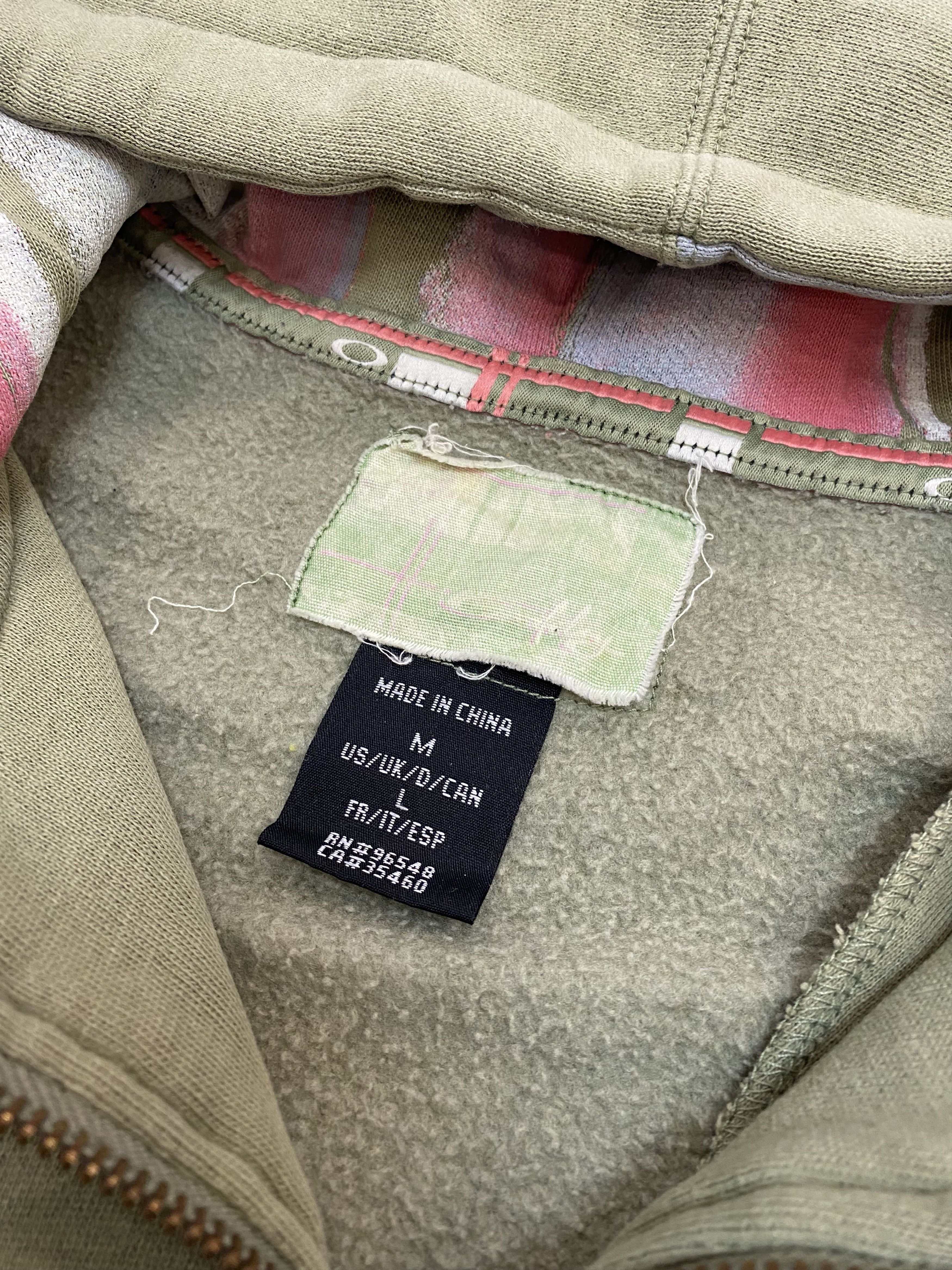 Oakley × Vintage Vintage Y2K Oakley Zip Hoodie Embroidered Logo Size M / US 6-8 / IT 42-44 - 11 Thumbnail