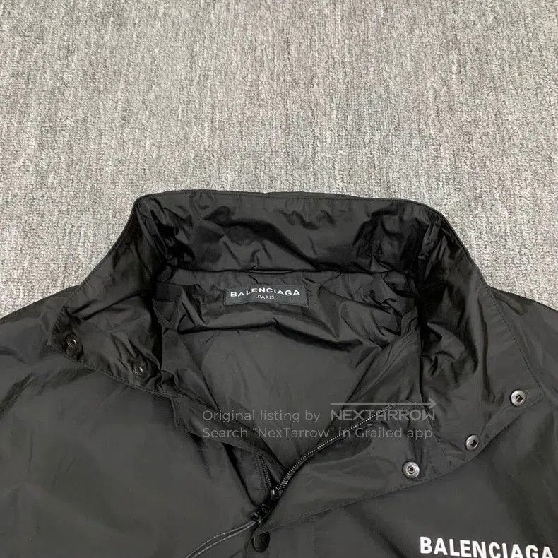 Balenciaga Balenciaga Black Nylon Jacket S. Size US S / EU 44-46 / 1 - 4 Thumbnail
