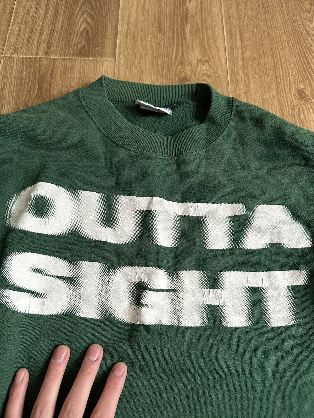 Lee × Vintage Vintage Lee Crewneck Outta Sight Blur Graphic Size US L / EU 52-54 / 3 - 2 Thumbnail