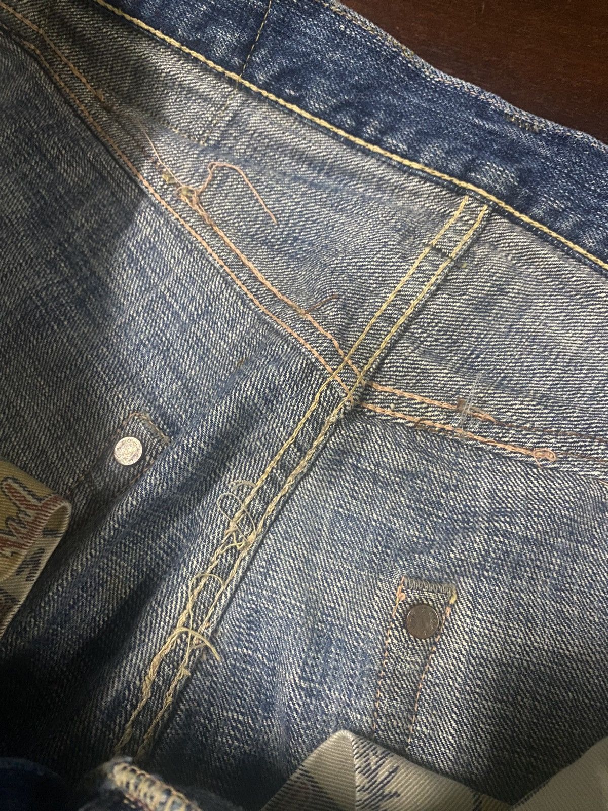 Sugar Cane vintage SUGAR CANE hawaii aloha distressed rework denim Size US 32 / EU 48 - 13 Thumbnail