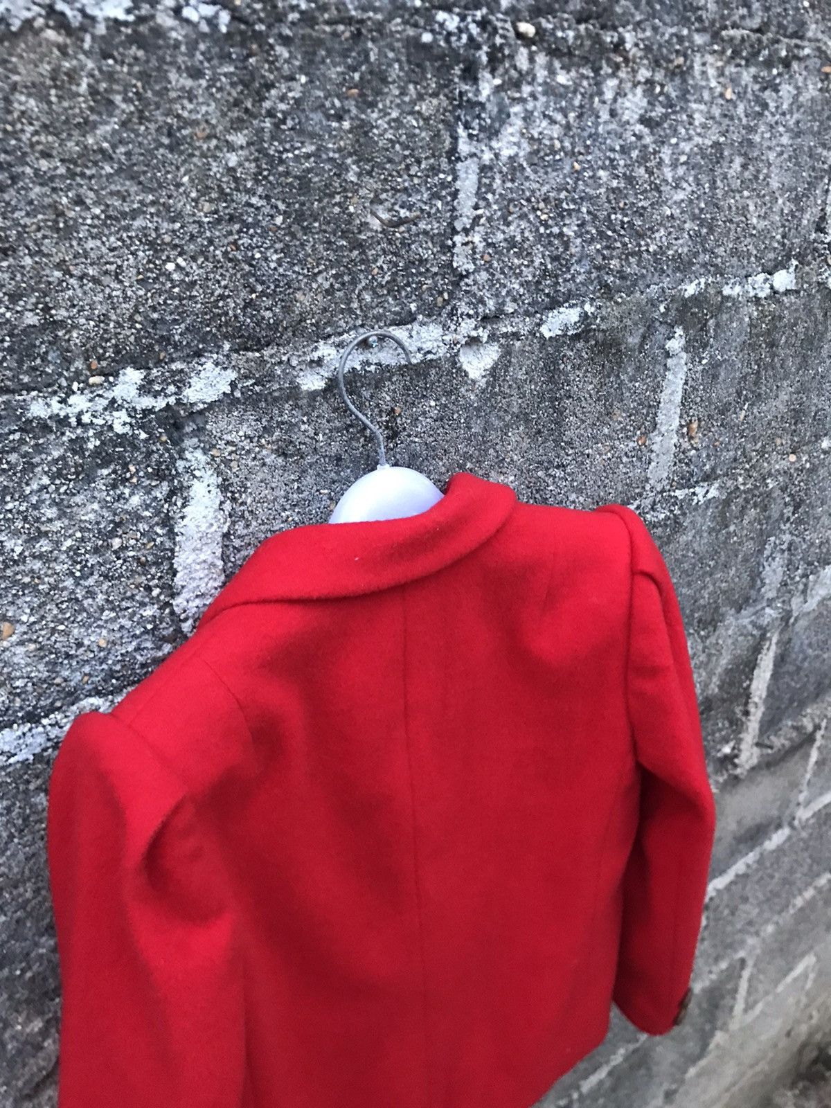 Designer × Japanese Brand × Vintage ⚡️Vintage J.b Pumpkin Wool Double Breasted Cropped Coat Size S / US 4 / IT 40 - 15 Thumbnail