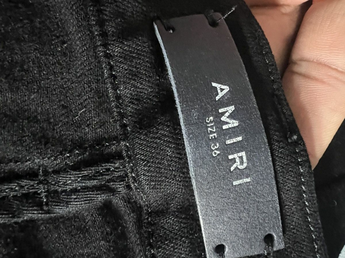 Amiri Amiri mx1 Black on Black Size US 36 / EU 52 - 8 Thumbnail