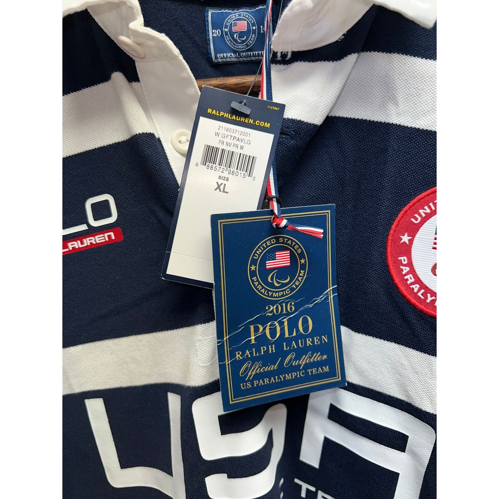 Polo Ralph Lauren Womens Polo Ralph Lauren Olympic Polo Shirt USA 16 Dress XL Size XL / US 12-14 / IT 48-50 - 6 Thumbnail