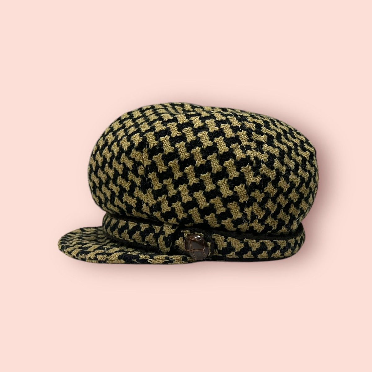 Japanese Brand × Vintage VINTAGE 2OZ DOGBONE WOVEN GATSBY BAKER BOY NEWSBOY HAT Size ONE SIZE - 3 Thumbnail