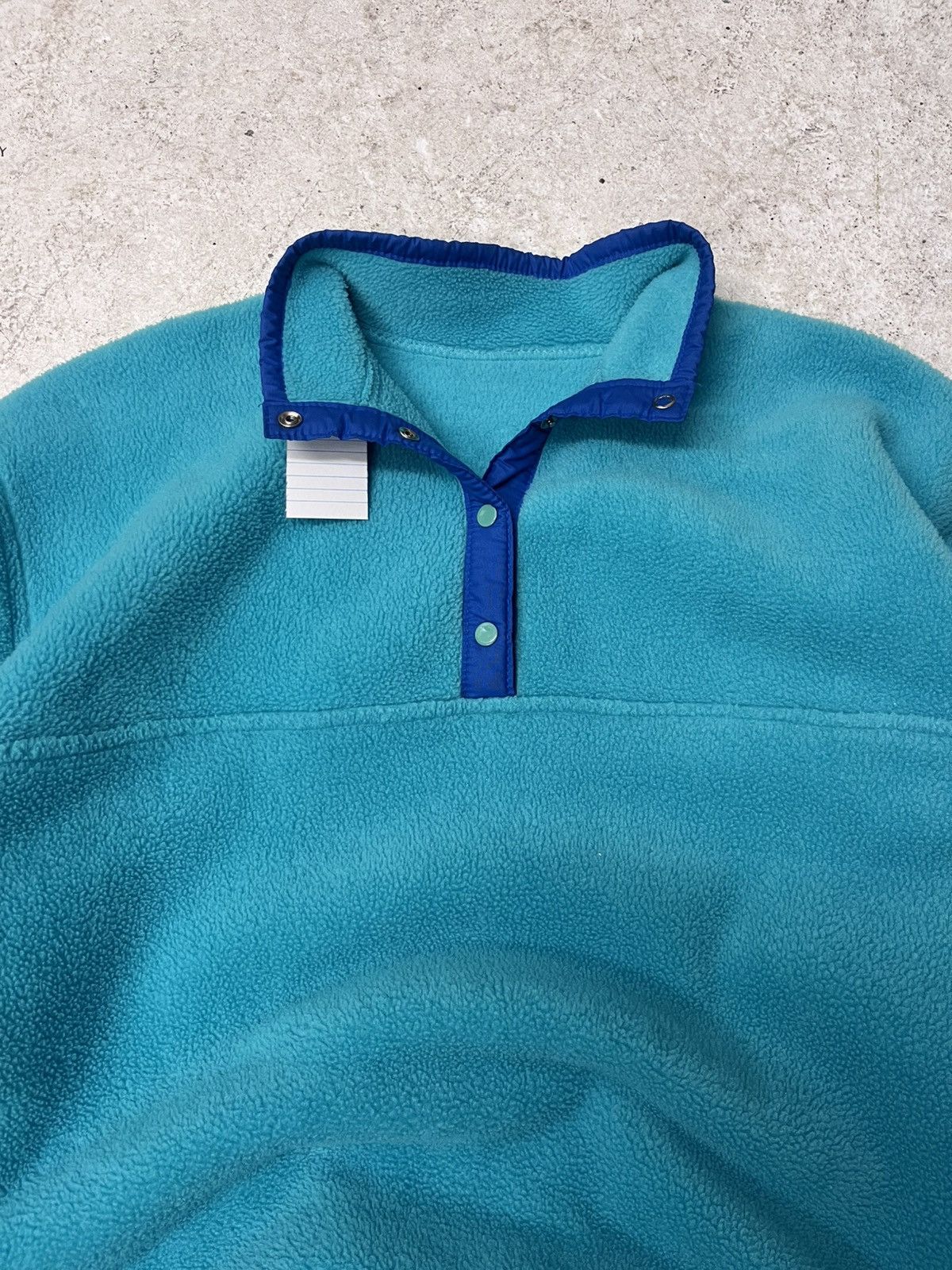 Vintage Vintage teal fleece jacket Size US L / EU 52-54 / 3 - 1 Thumbnail