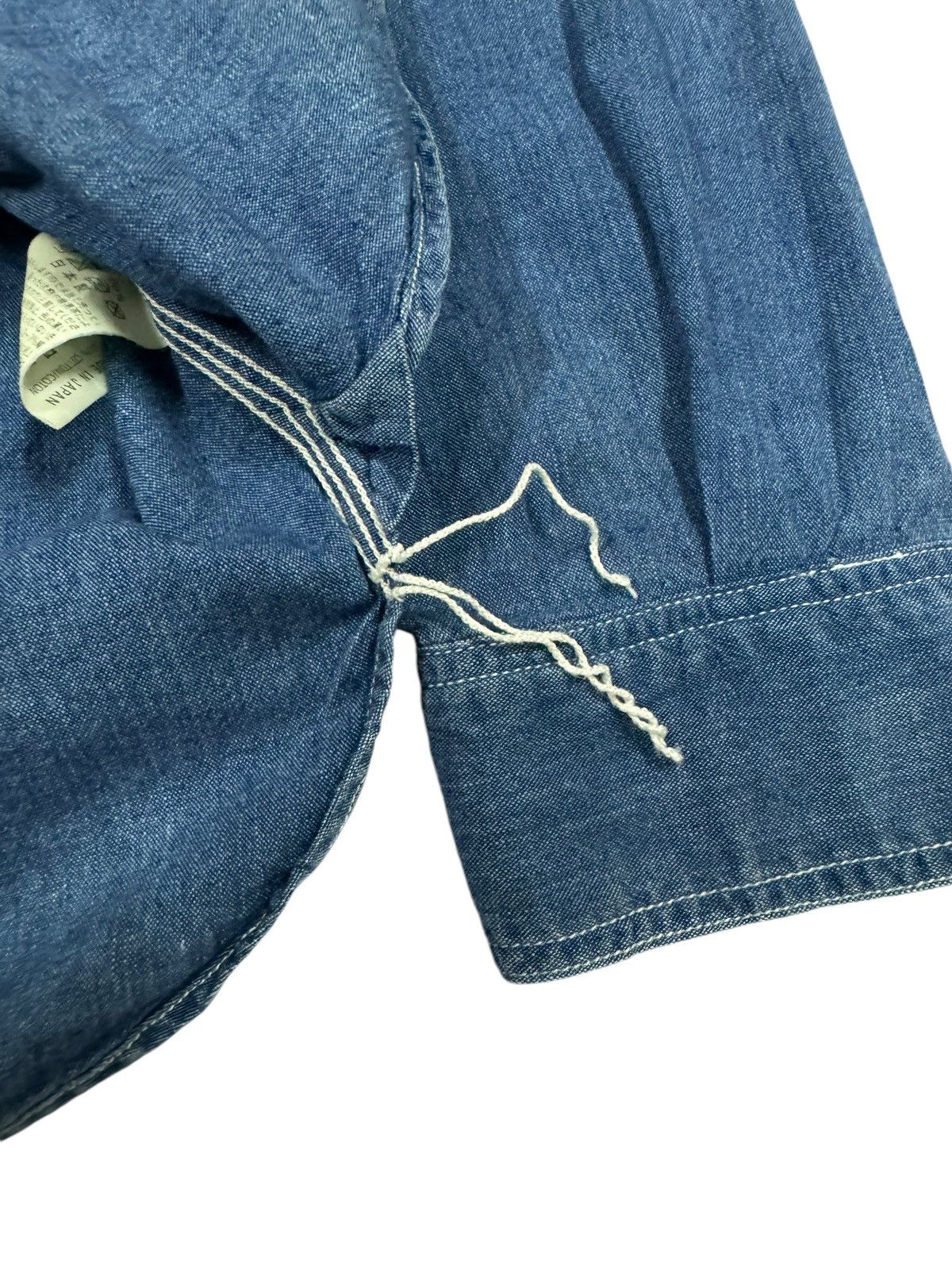 Orslow Orslow Ww11 Usn Inspired Chambray Blue Button Ups Size US S / EU 44-46 / 1 - 12 Thumbnail