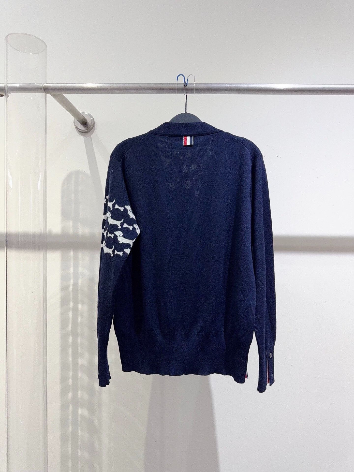 Thom Browne thom browne navy cardigan with dog design Size US S / EU 44-46 / 1 - 3 Thumbnail