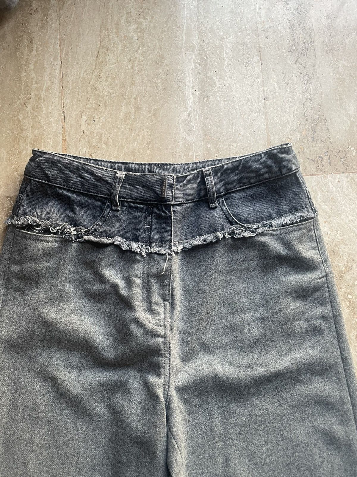 Givenchy Bi material givenchy pants Size US 28 / EU 44 - 2 Thumbnail
