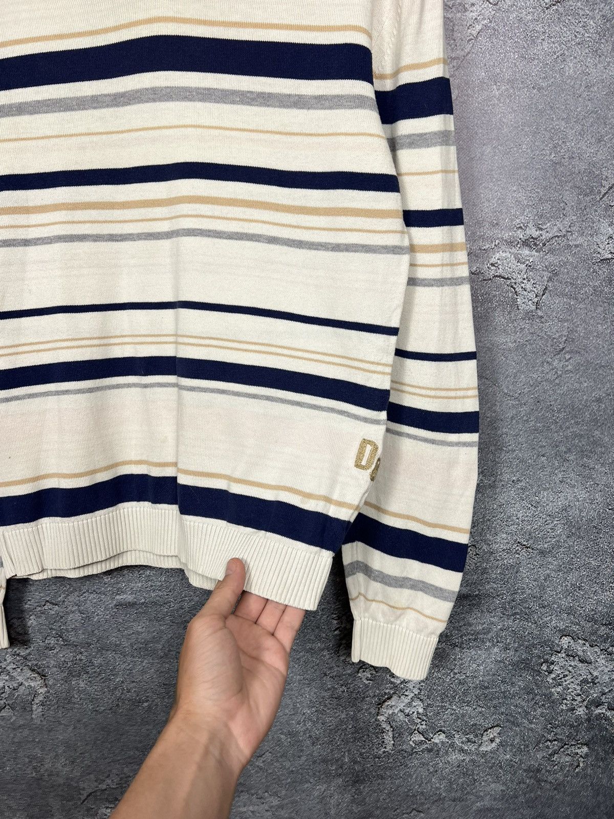Dolce & Gabbana Vintage Dolce Gabbana V Check Jumper Sweater Size US M / EU 48-50 / 2 - 2 Thumbnail