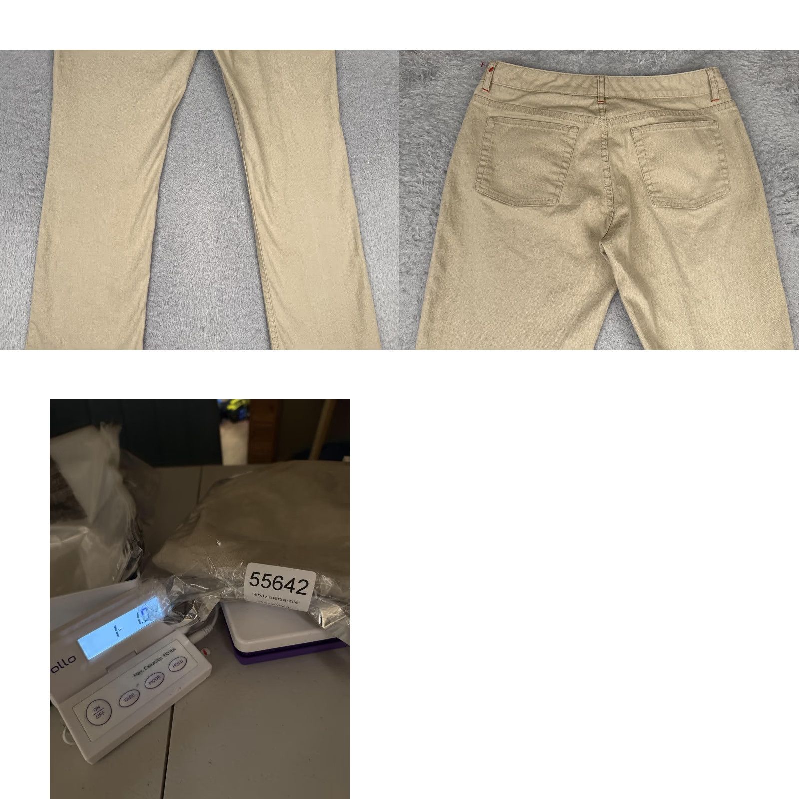 Vintage VINTAGE Gianni Bini Jeans Womens 8 Beige Mid Rise Straight Denim 30x33 Size 30" / US 8 / IT 44 - 10 Thumbnail