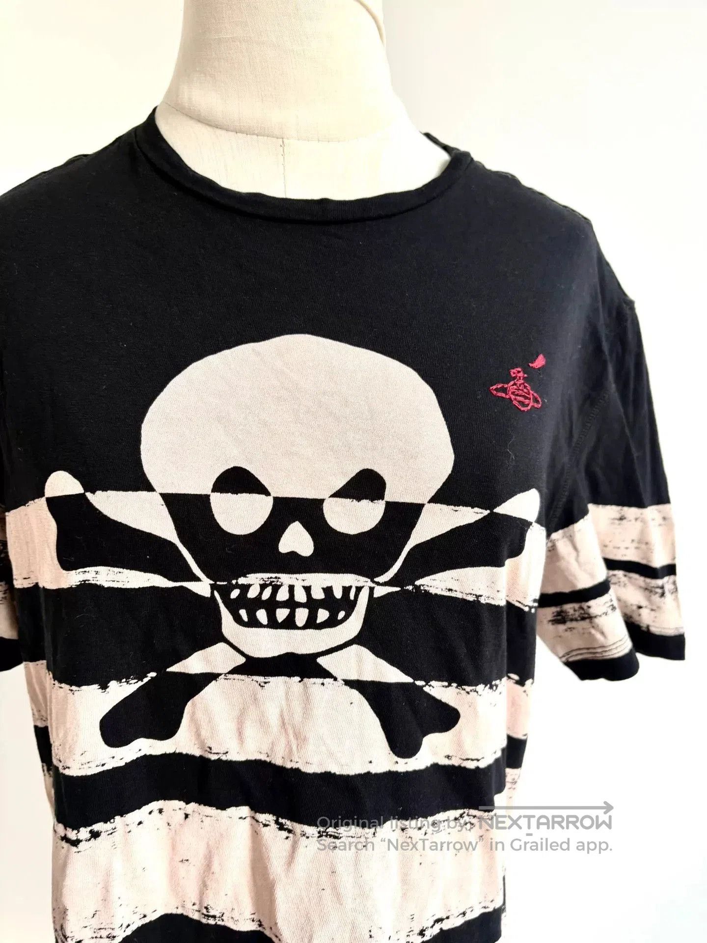 Vivienne Westwood vivienne westwood black striped skull t. Size M / US 6-8 / IT 42-44 - 2 Thumbnail